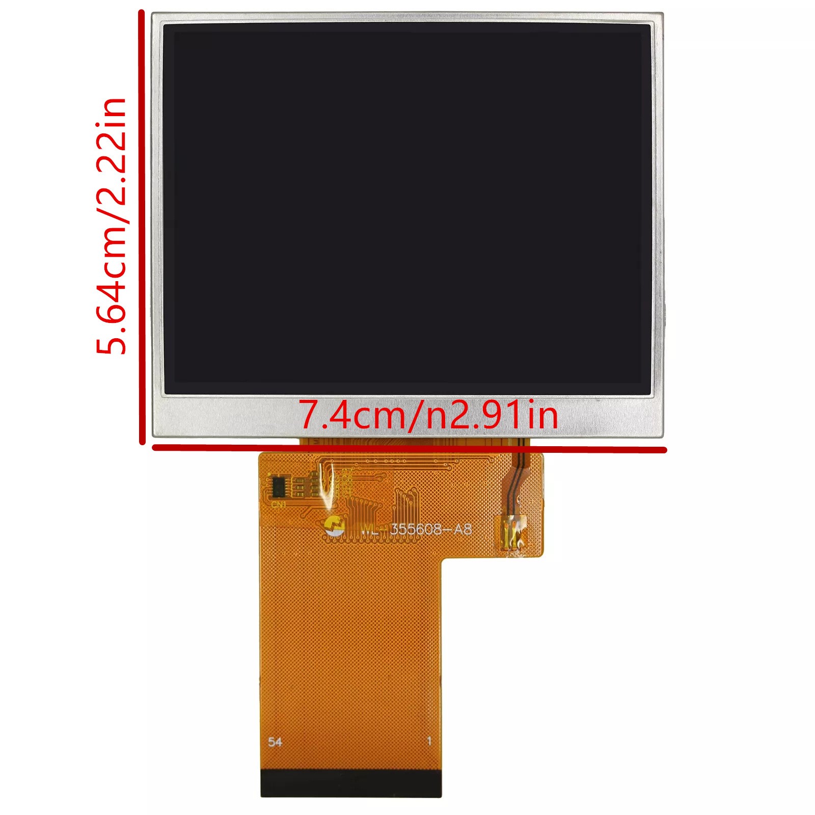 For Anbernic RG35XX Game Console 3.5 inch LCD Display Screen Panel Replacement