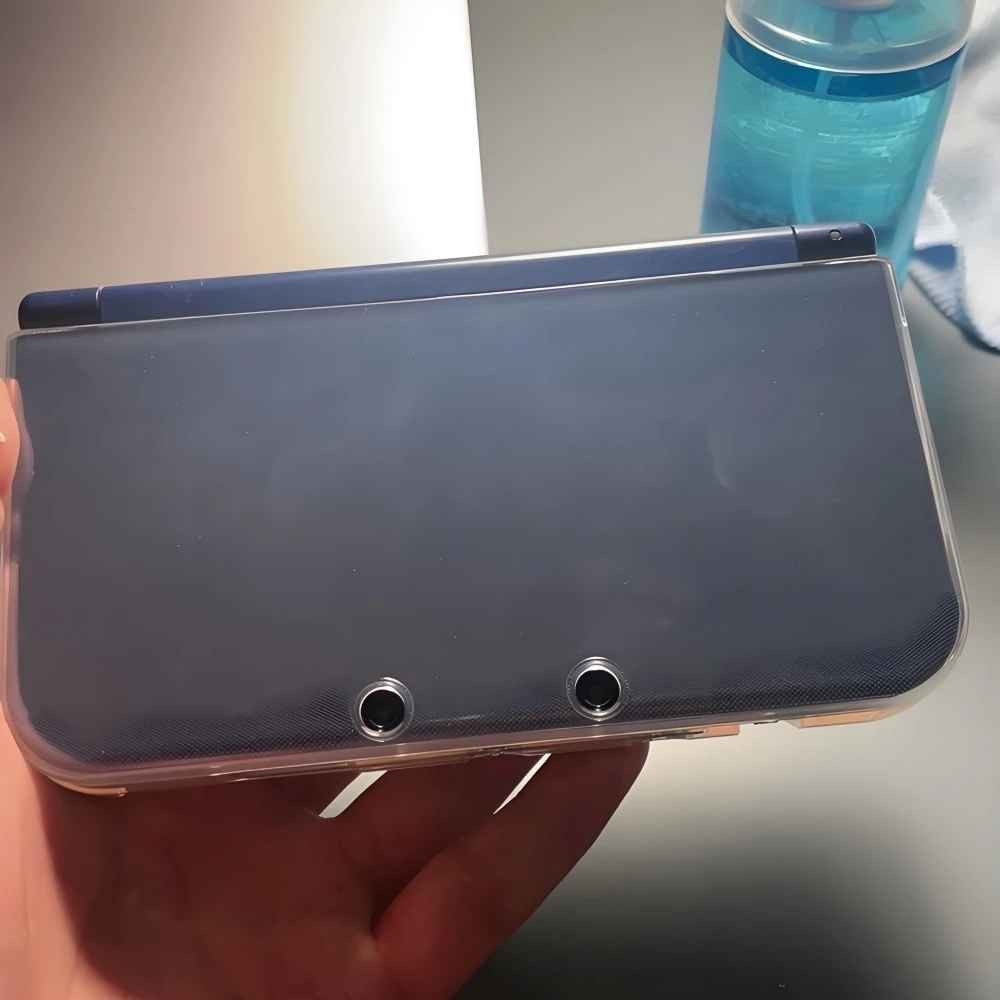 Transparent Protective Case for NEW 3DS XL / LL TPU Soft Cover Clear Black White