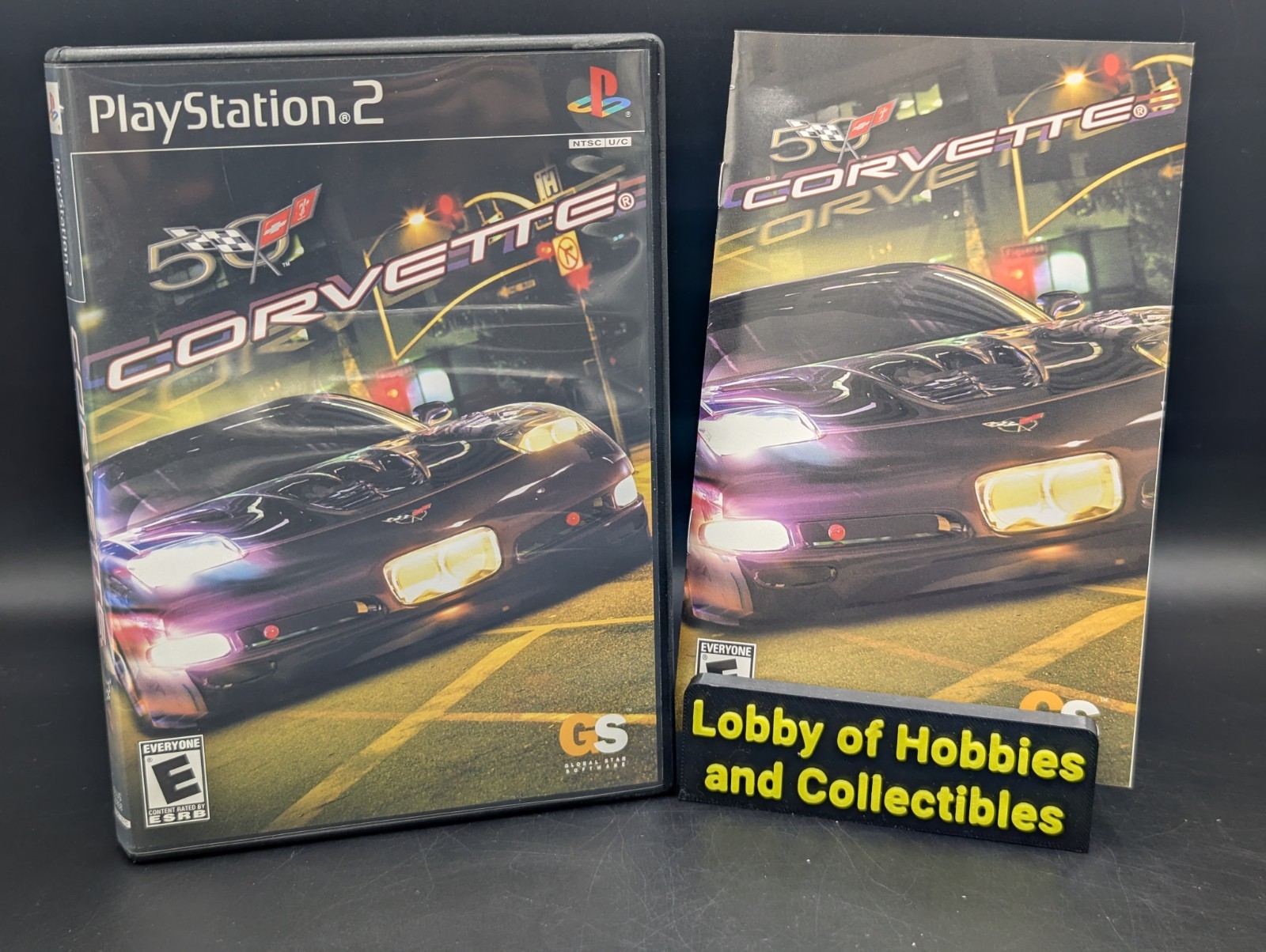 Corvette (Sony PlayStation 2 PS2 ) CIB – Near Mint Disc – Tested – Pristine