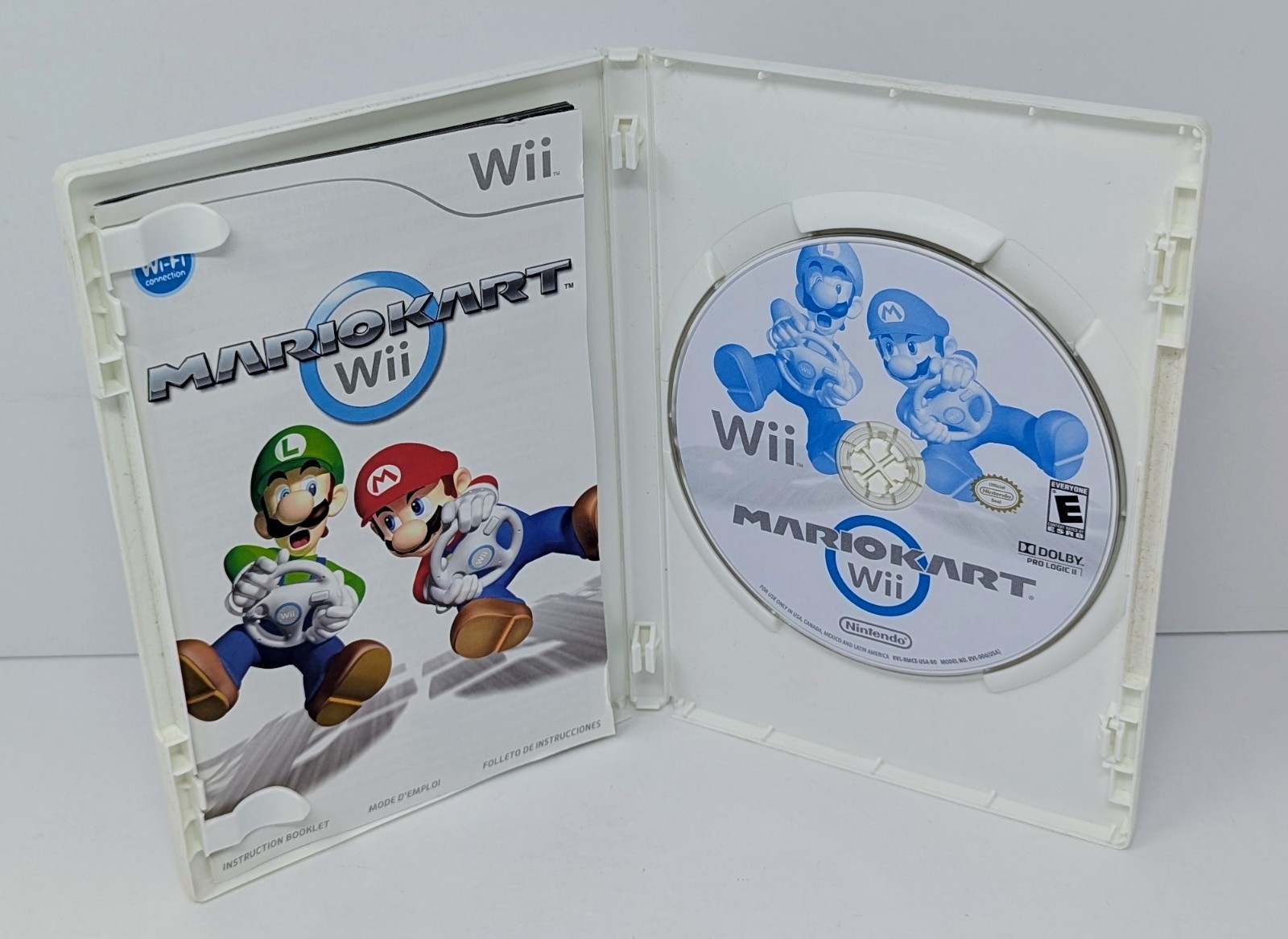 Mario Kart Wii (Nintendo Wii, 2008) Complete w/ Case & Manual – Tested!