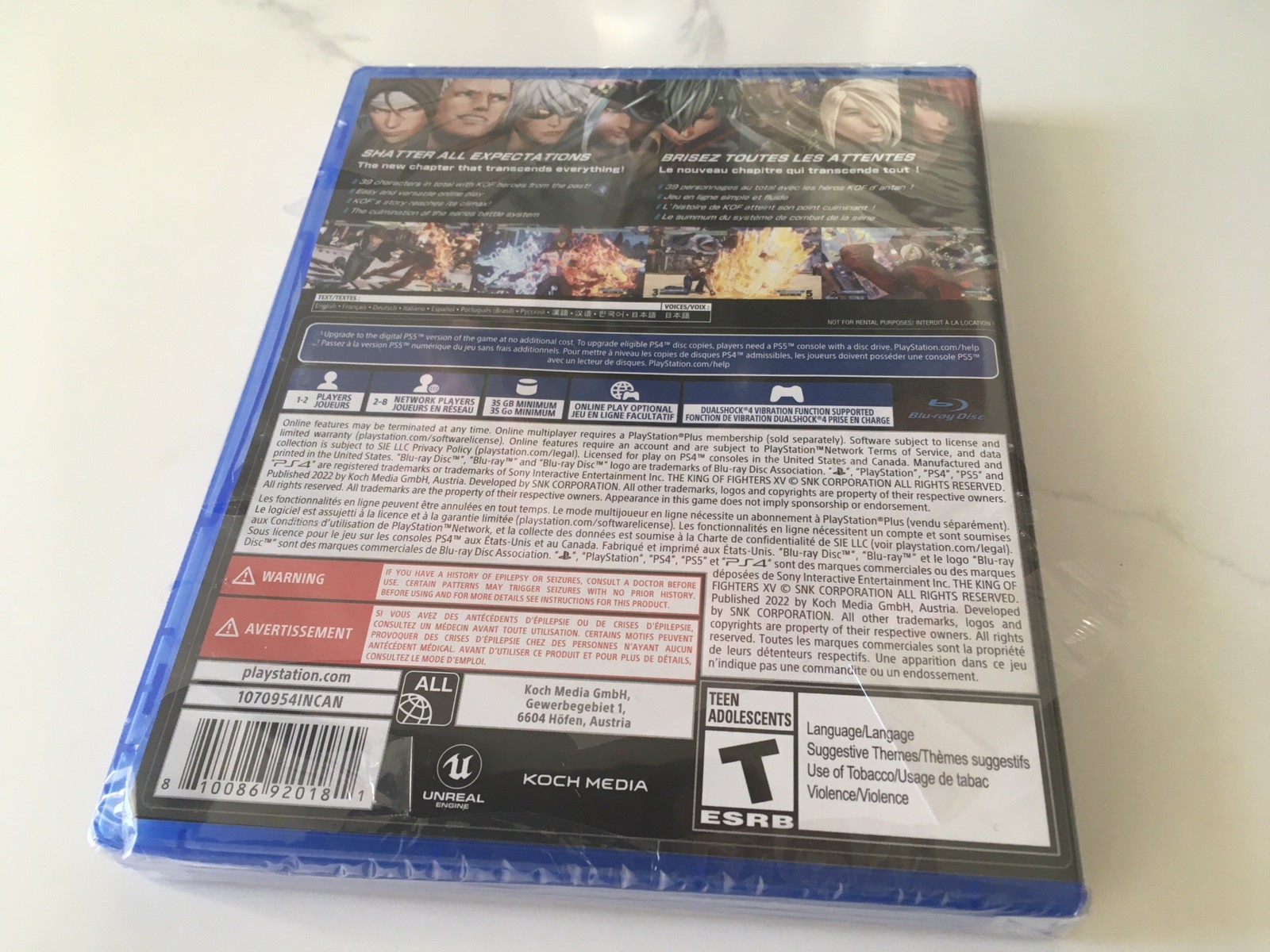King Of Fighters Xv Sony PS4 Playstation 4 Brand New