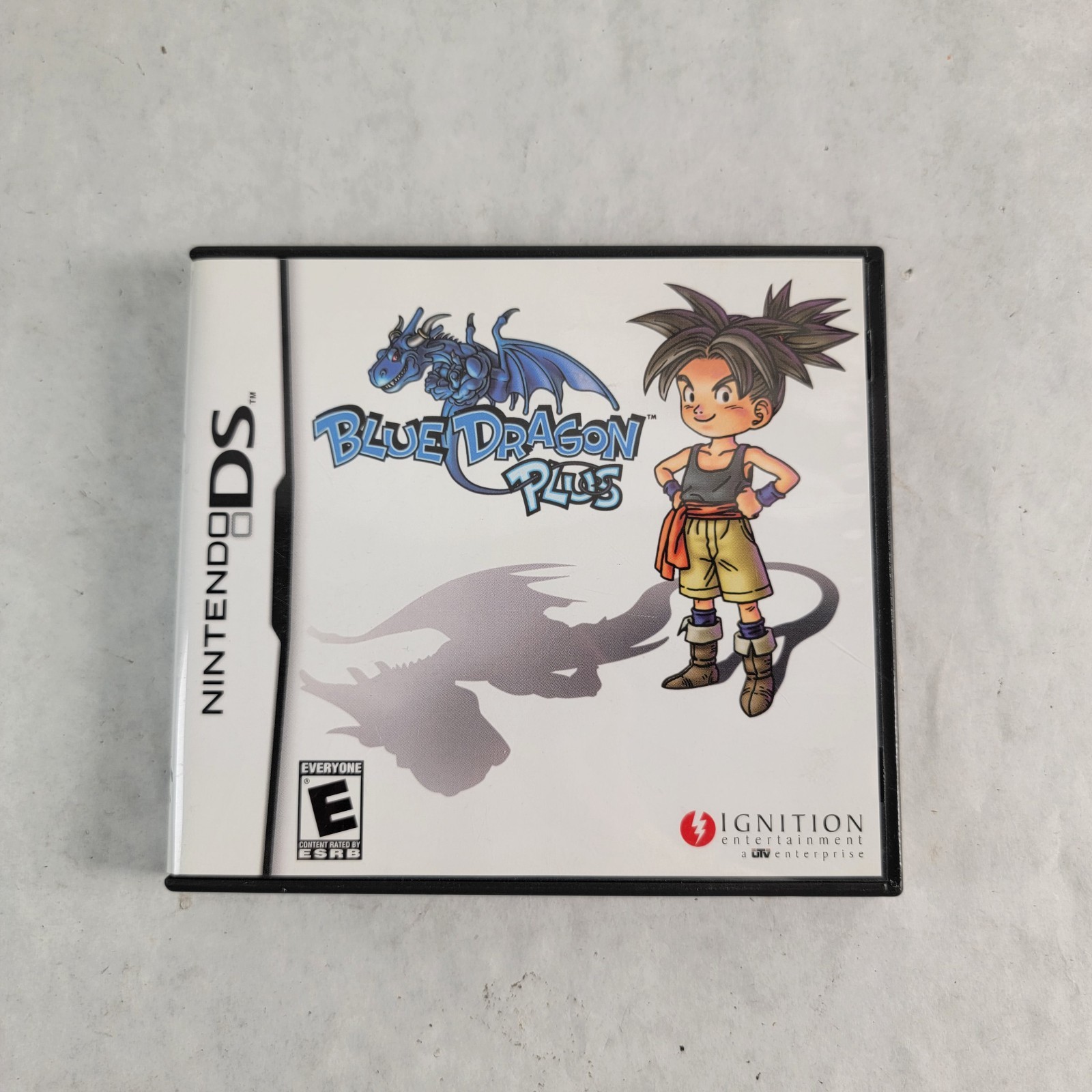 Nintendo Blue Dragon Plus Nintendo DS Manual & Case Only