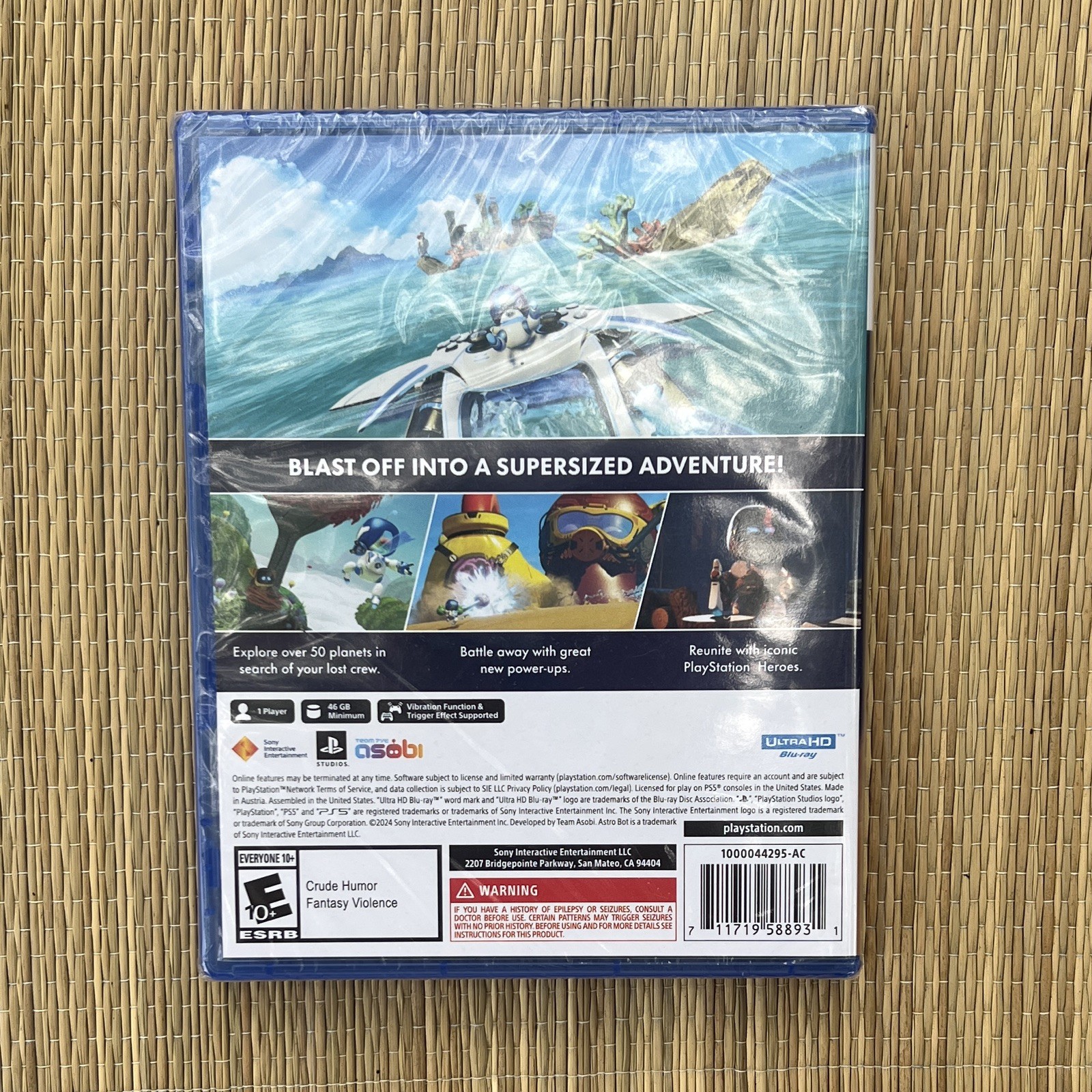 Sony Interactive Entertainment Astro Bot (PS5) E10+ 2024 3D Platformer, Online