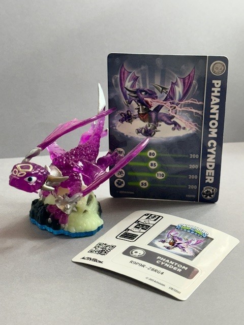 Skylanders Swap Force Figure Card Phantom Cynder Activision Series 3 X-Box 360