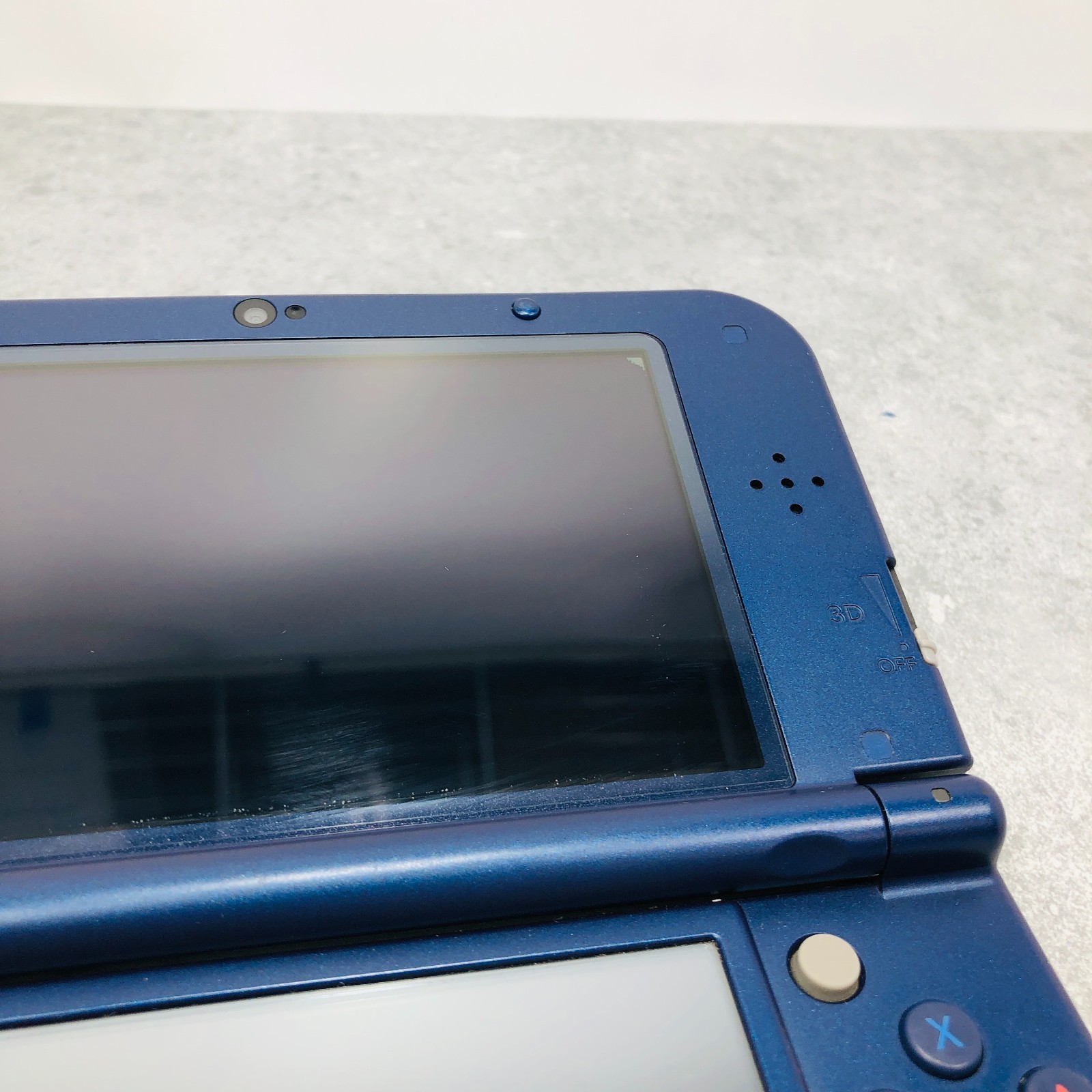 [Top IPS / EX+1] New Nintendo 3DS LL XL Metallic Blue console Japan NTSC-J 06-85
