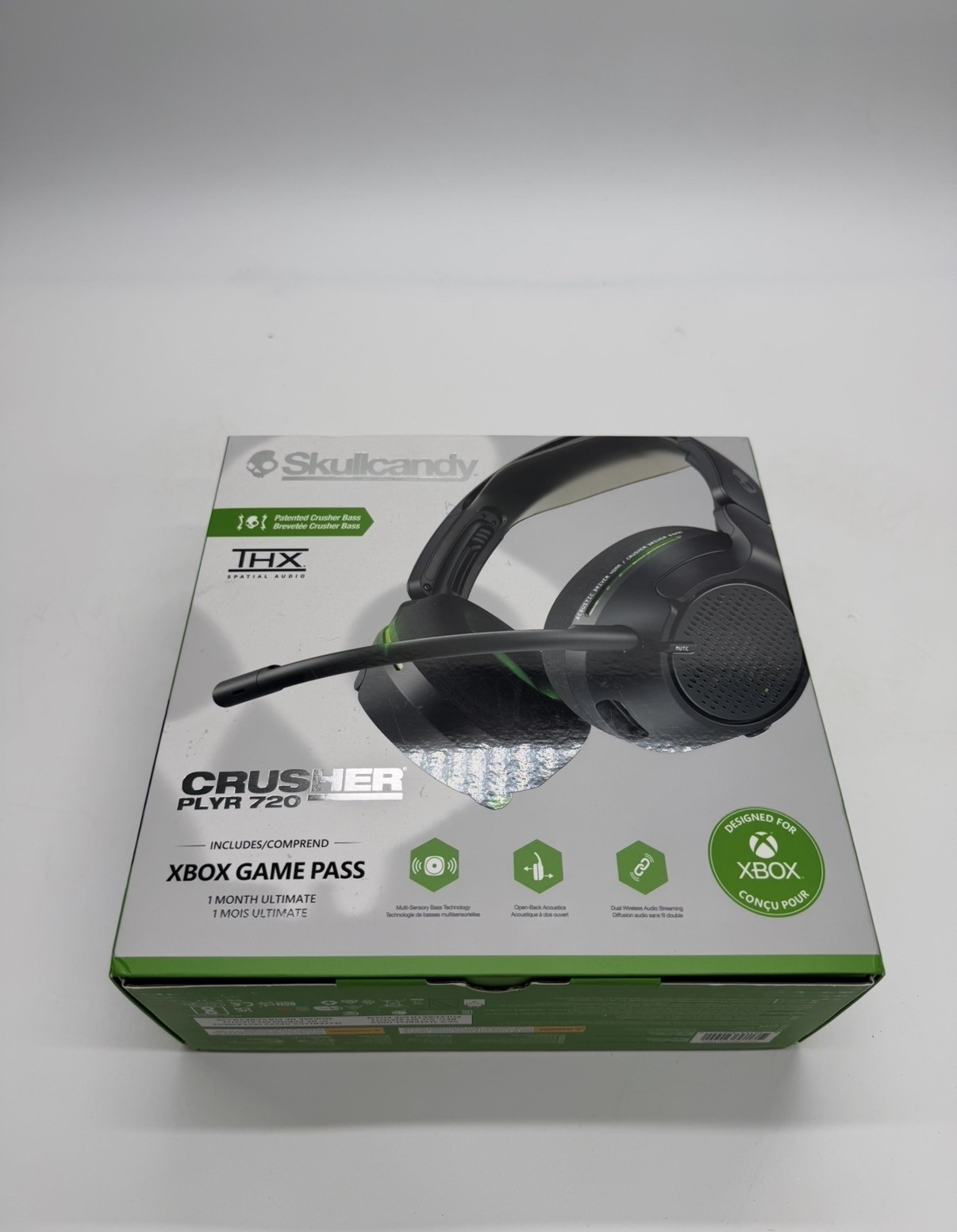 Skullcandy Crusher PLYR 720 Wireless Gaming Headset for Xbox – Brand New