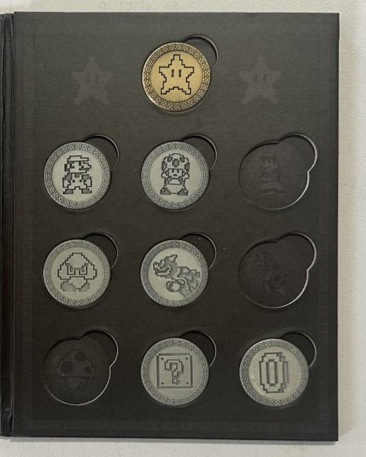 Think Geek Almost Complete Super Mario Bros. Coin/Medal Collection (CHASE COIN)