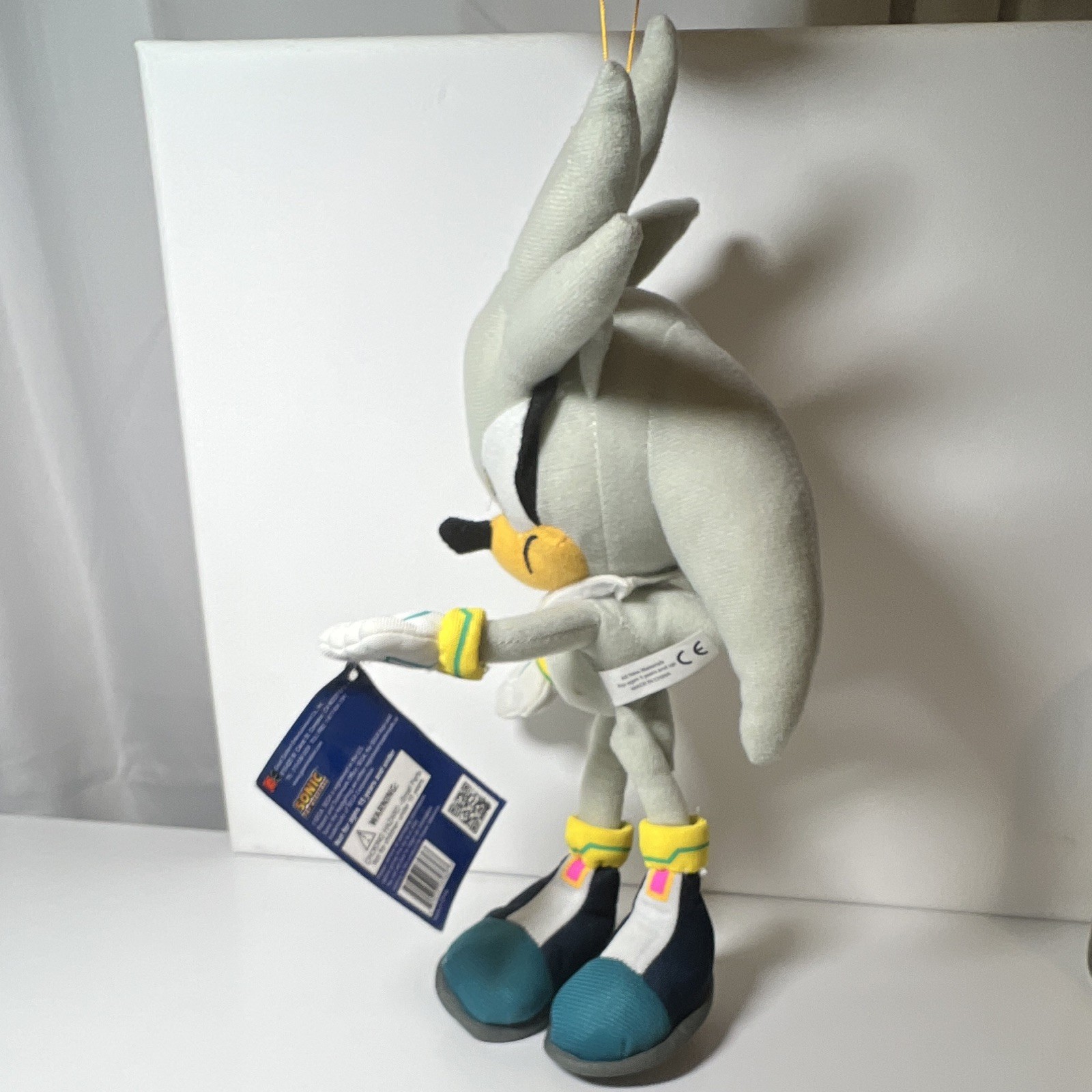 Sonic Silver the Hedgehog Plush Doll w/ Hanging Loop Sonic the Hedgehog