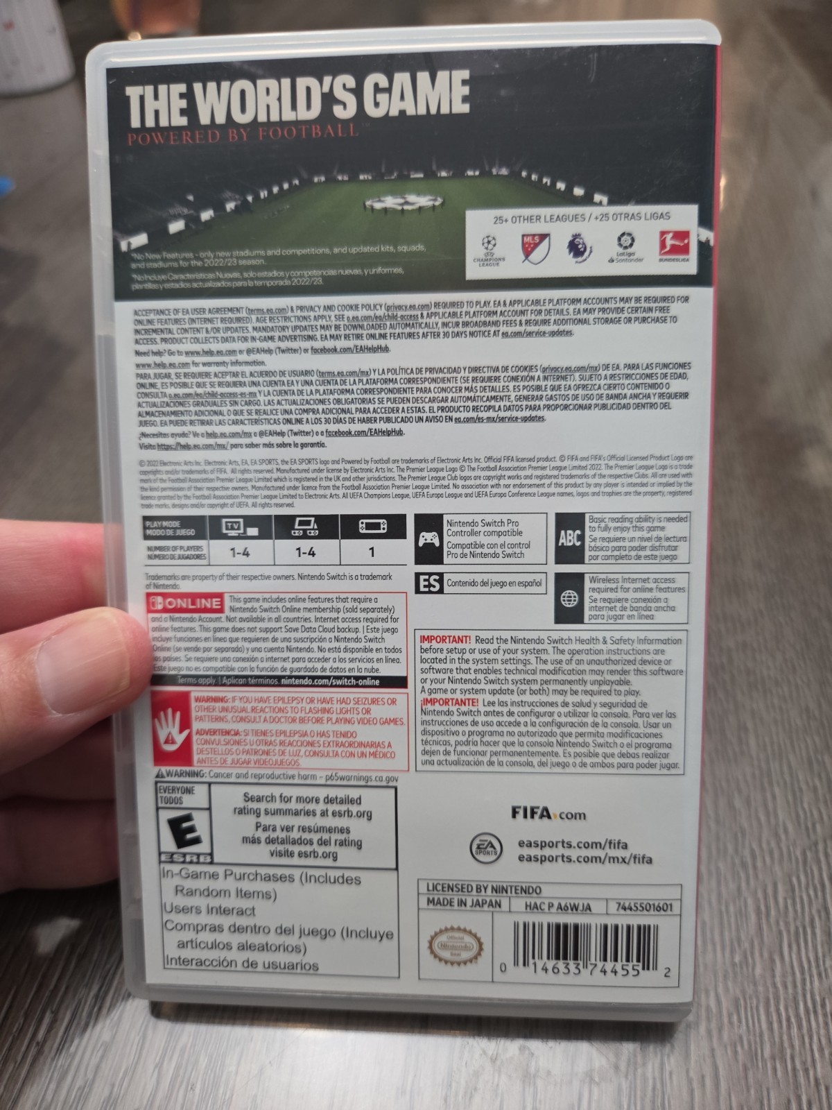 FIFA 23 Legacy Edition Nintendo Switch Game w/Case