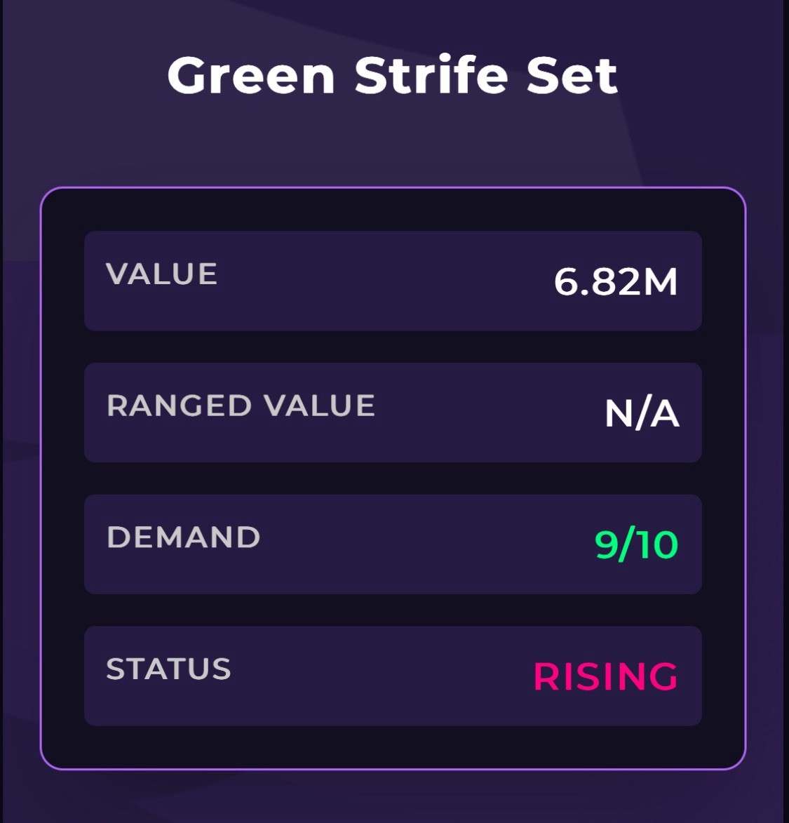 MVSD Green Strife Set | Murderers Vs Sheriffs Duels **CLEARANCE SALE 🏷️**