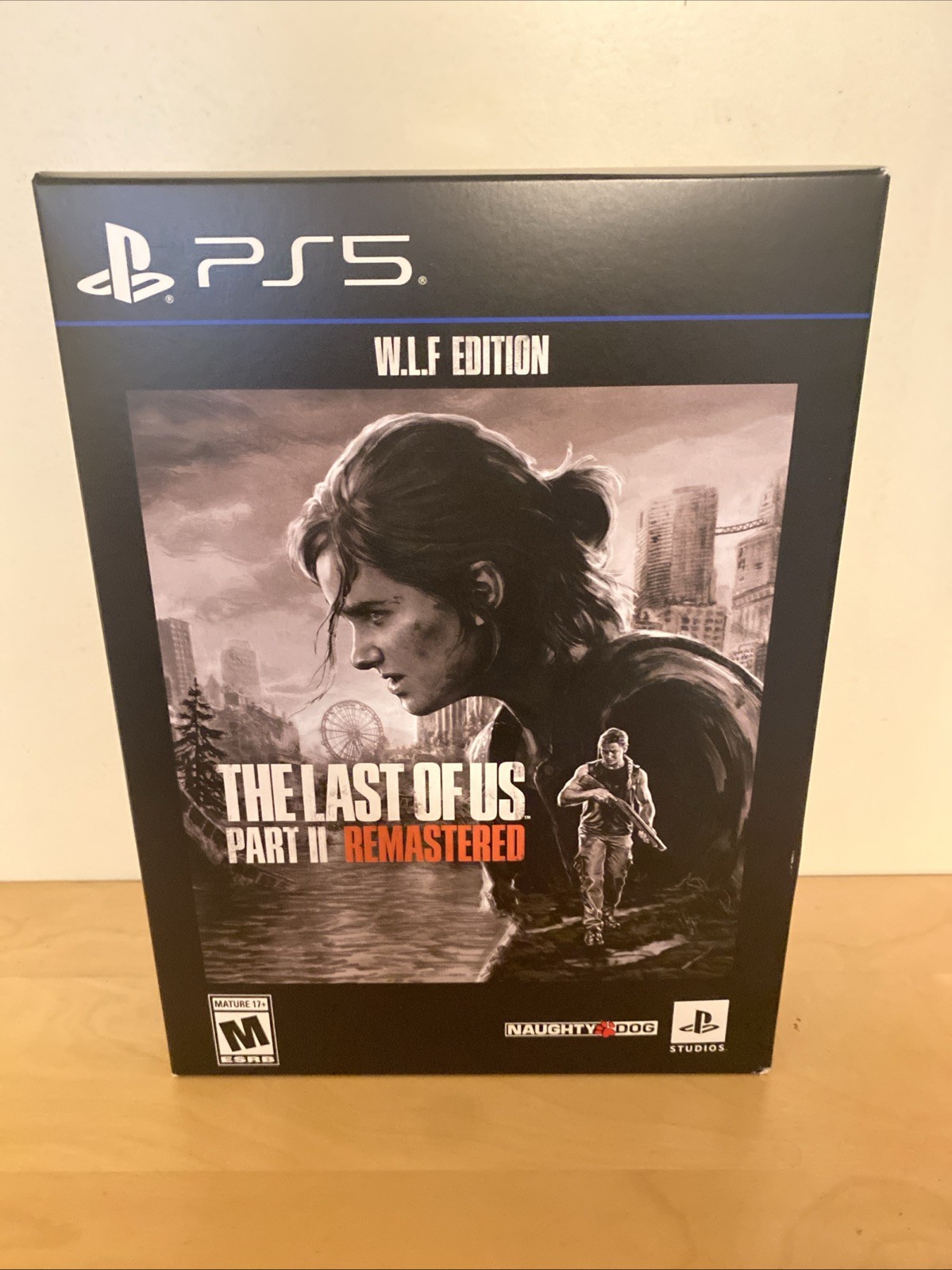 The Last of US Part II Remastered WLF Edition For PS5 Video Game Sealed