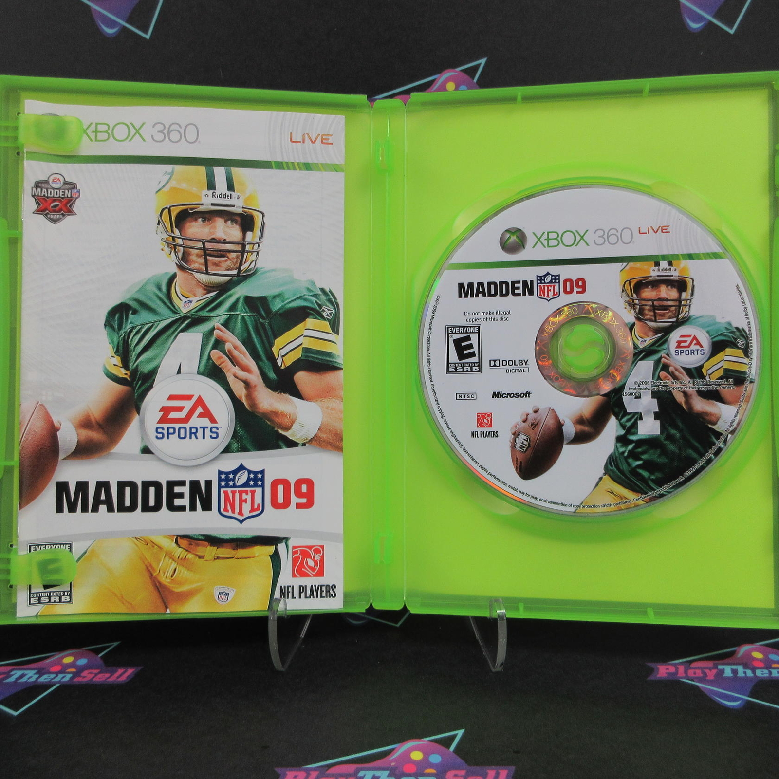 Madden NFL 09 Xbox 360 Complete – 1 Year Warranty EX Cond