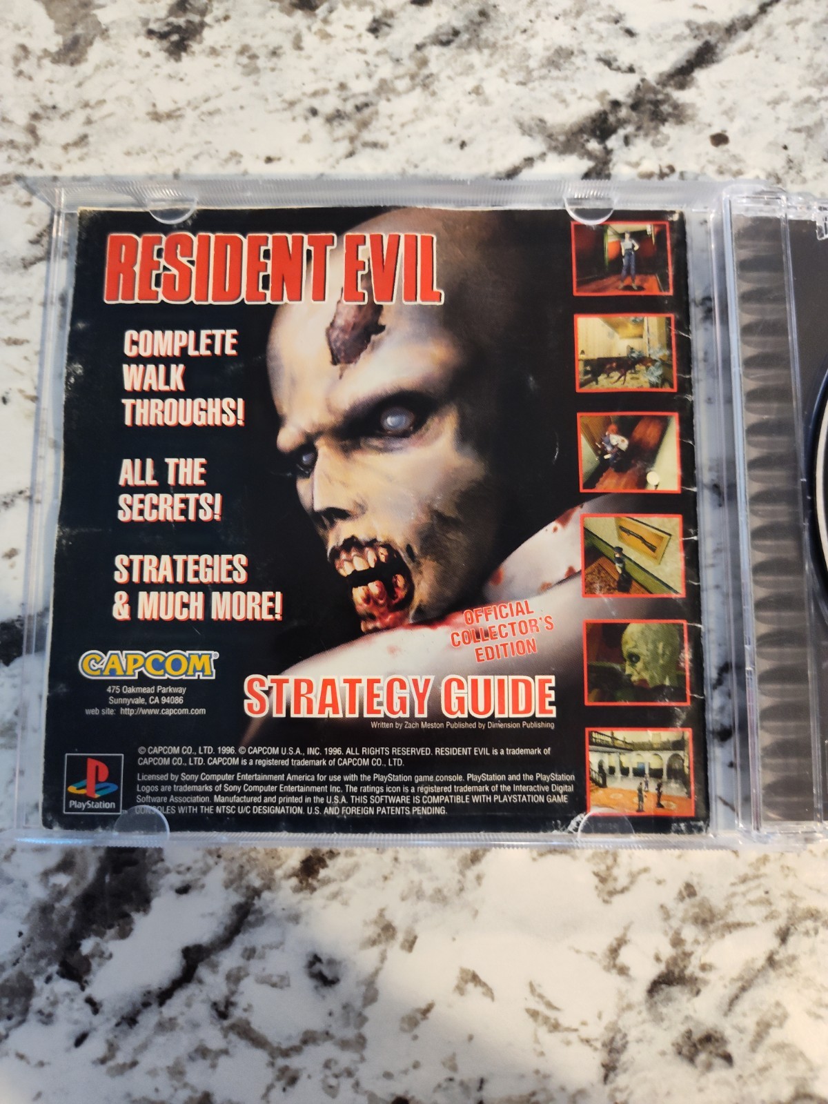 Resident Evil (Sony PlayStation 1, 1996) CIB