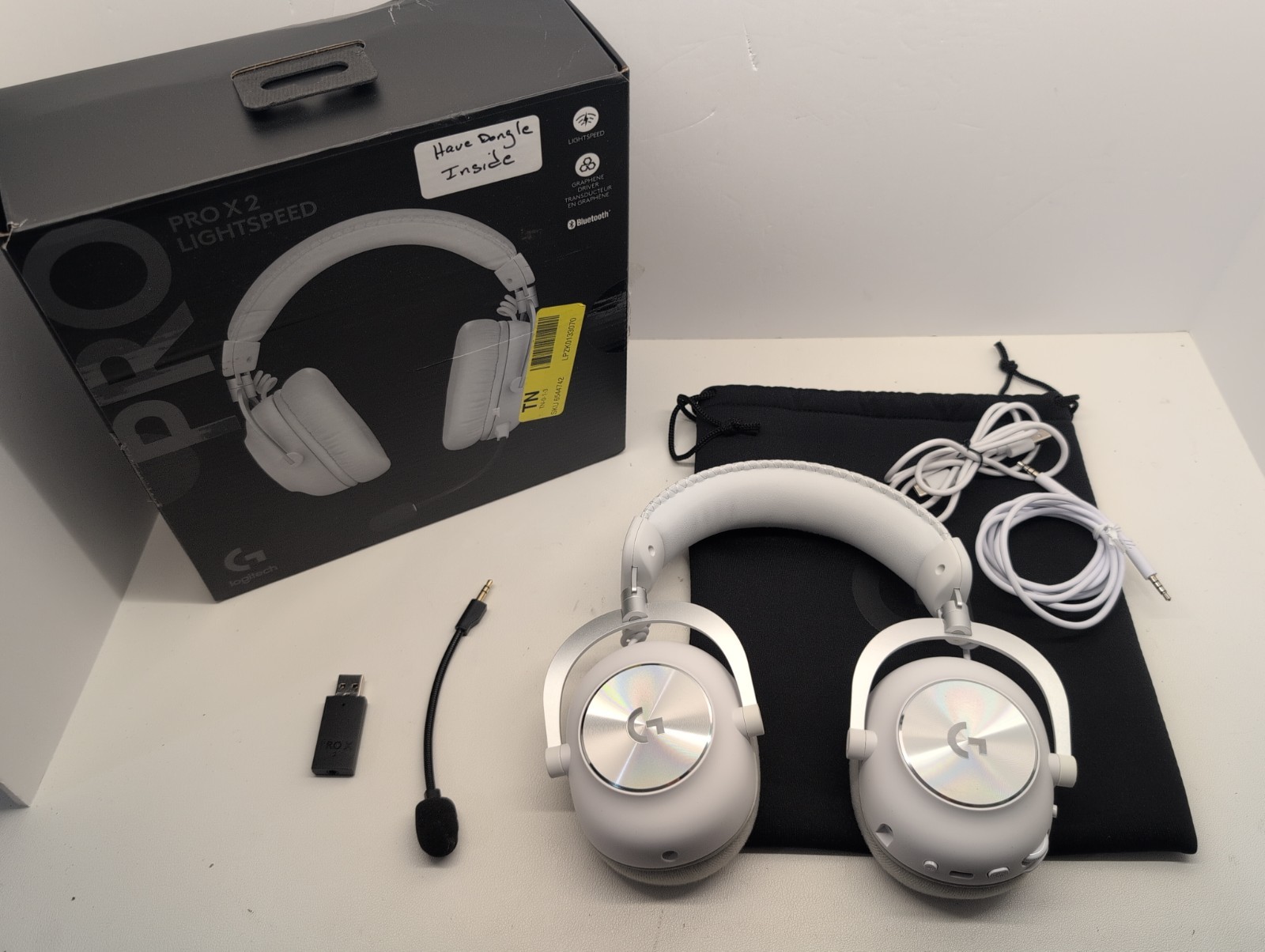 Logitech G PRO X 2 Lightspeed Wireless Gaming Headset White With Dongle Tested