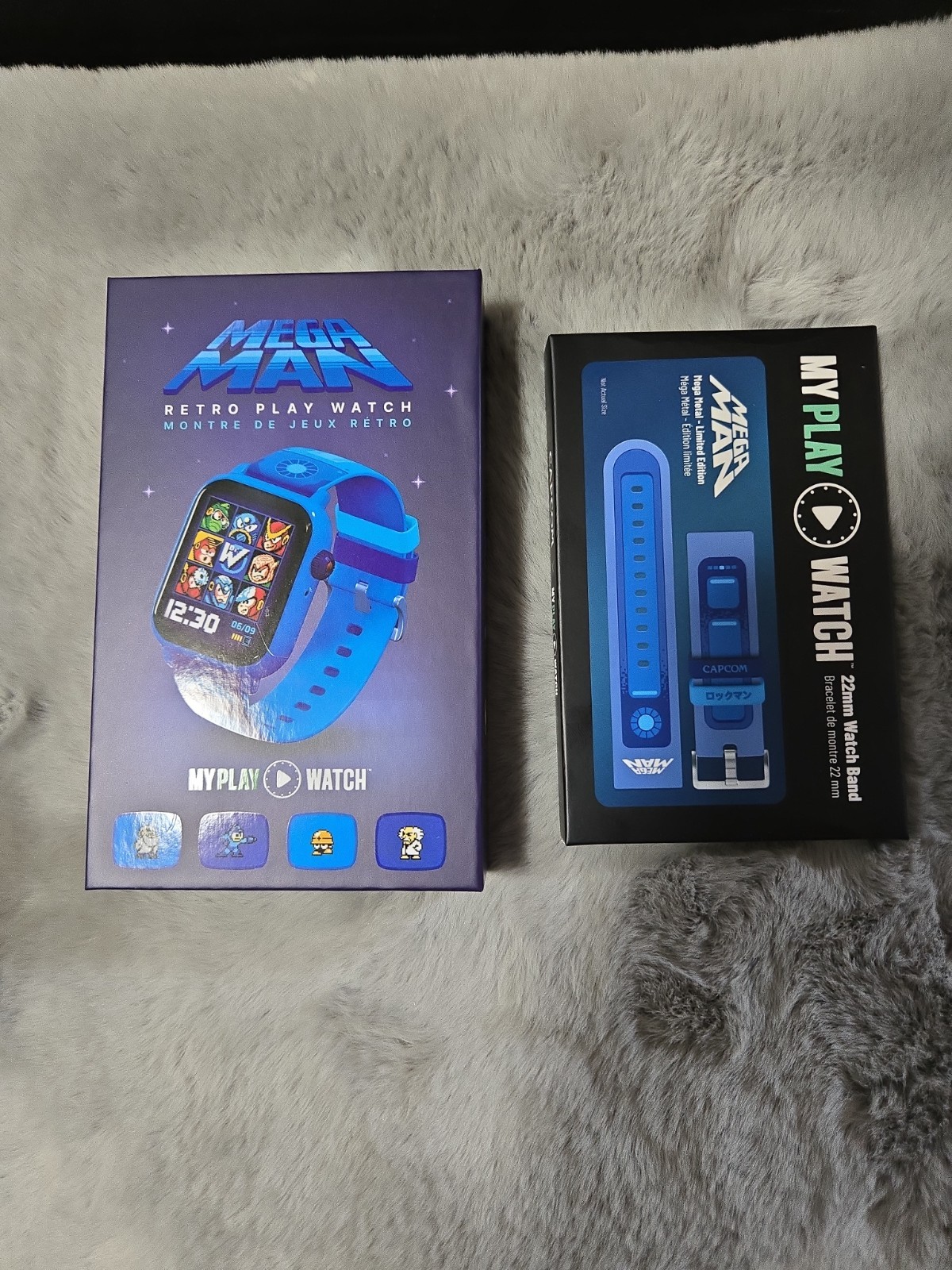 Mega Man Retro Play Watch Bundle with Bonus Band NEW
