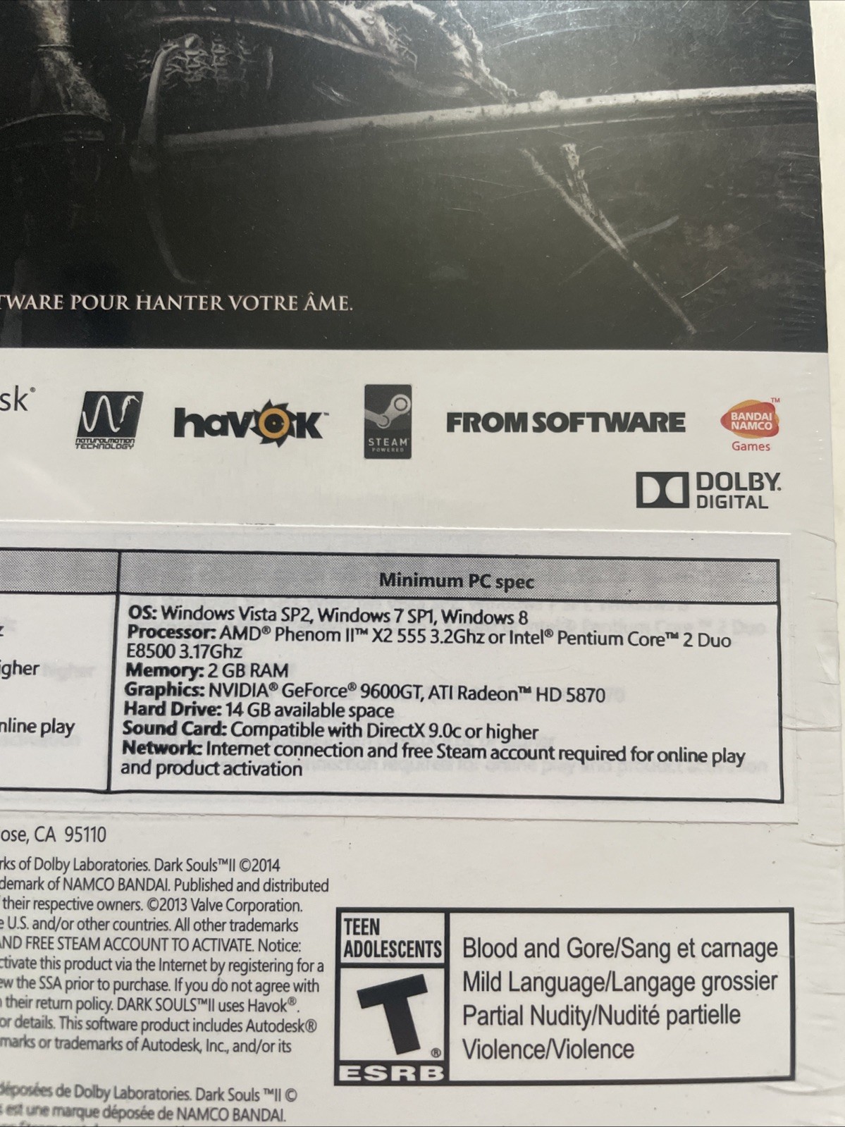 Dark Souls 2: Black Armor Edition PC Game – Read Description