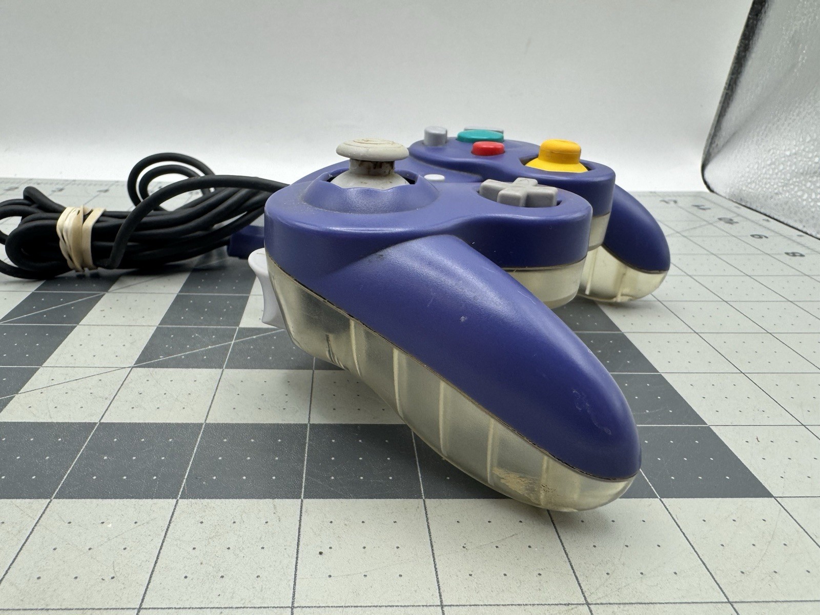 Nintendo GameCube Official Controller purple indigo & Clear Excellent Japan