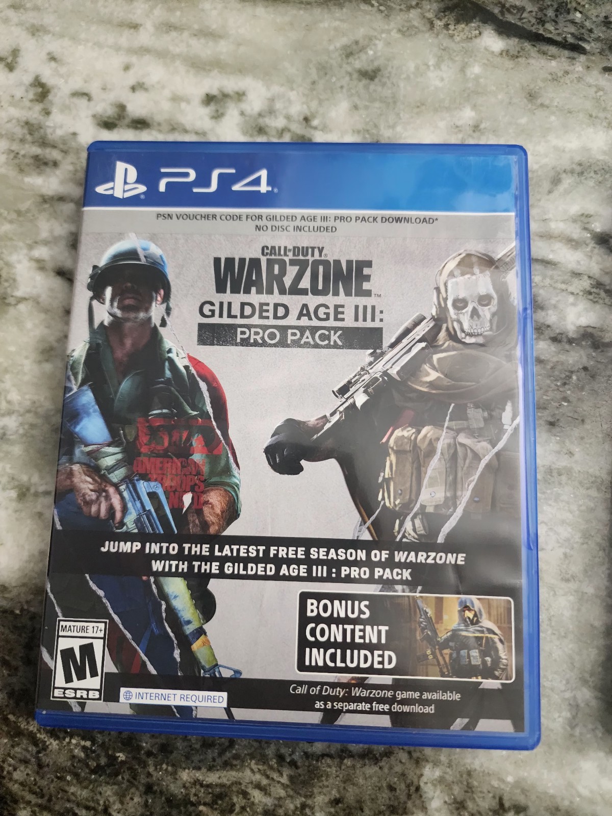 PS5 Fifa 22, PS4 Call Of Duty Warzone Gilded Age III, PS4 Call Of Duty Black Ops
