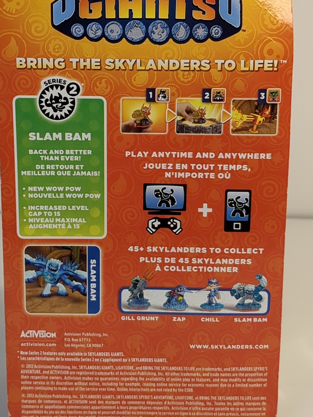 Skylanders Giants: Slam Bam Character Series 2 New Sealed 2012