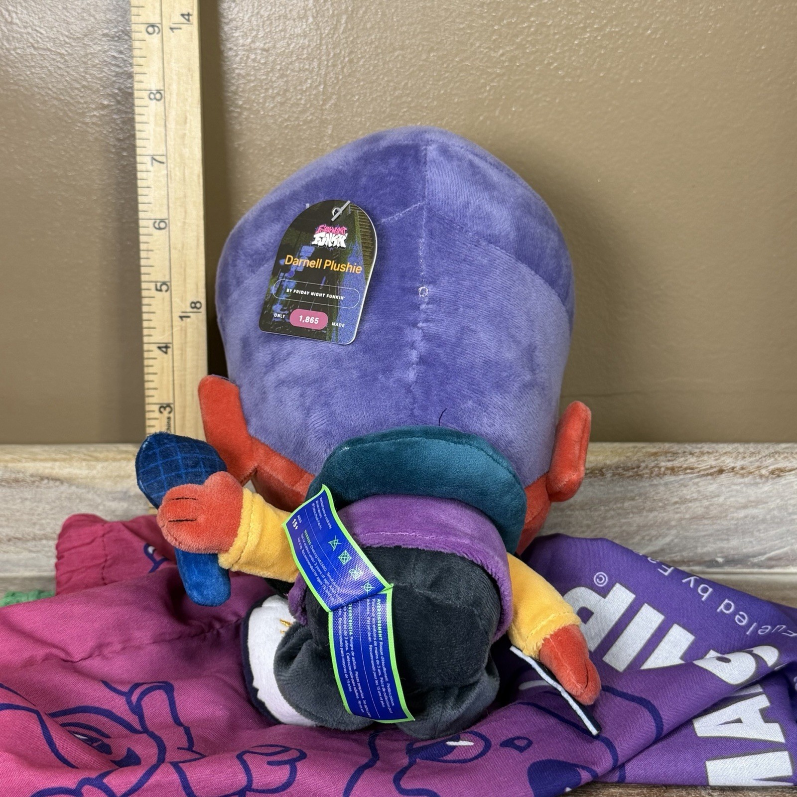 Makeship Friday Night Funkin’ Darnell Plush LE 1865 Newgrounds