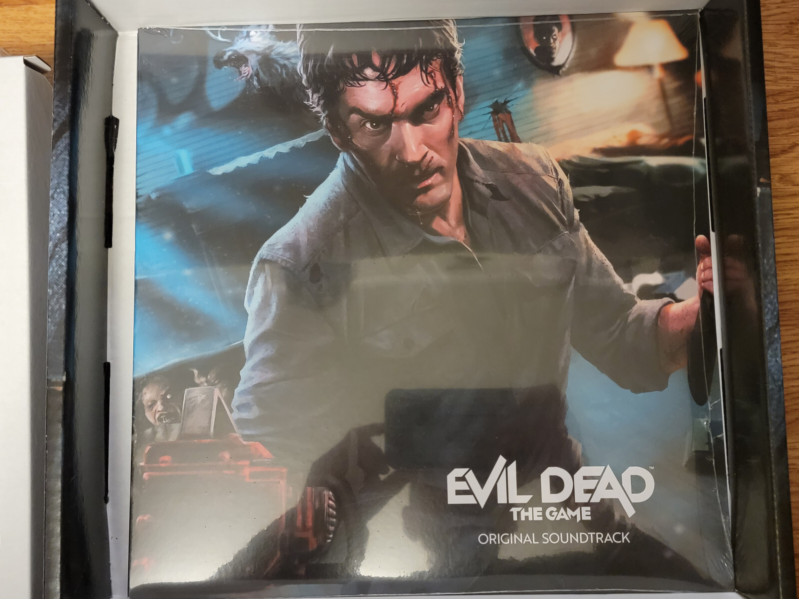 Evil Dead: The Game Collectors Edition PS4 with Medium Shirt, Vinyl Soundtrack,