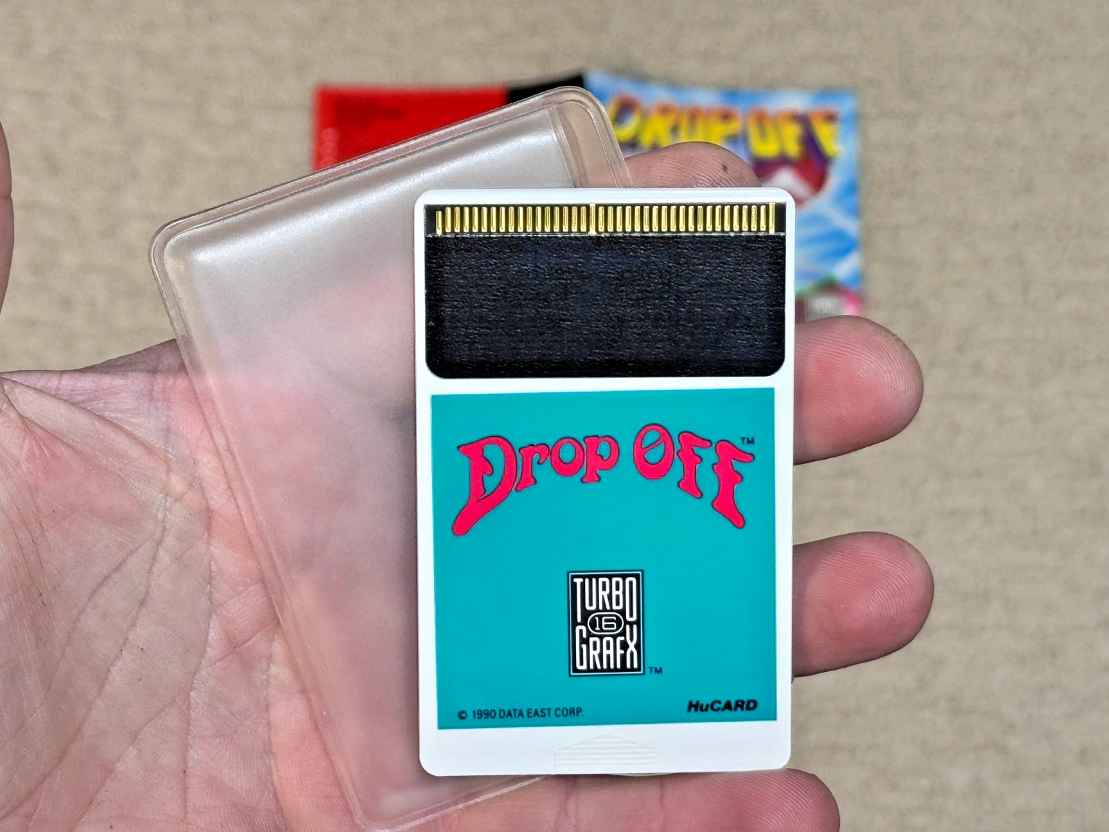 Drop Off (NEC Turbografx 16) Complete Game – Manual & Sleeve – HuCard