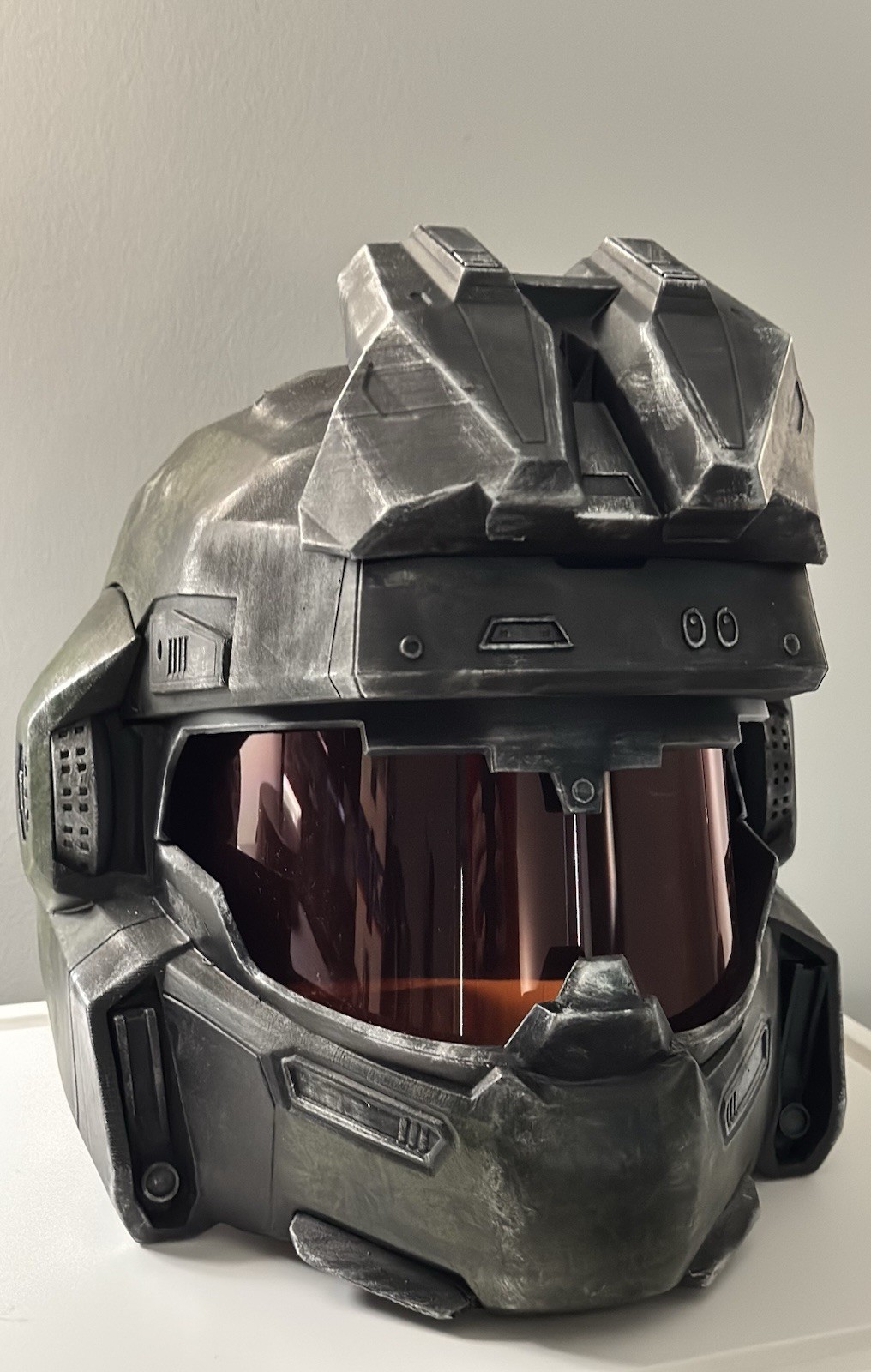 Halo Reach Jorge Helmet 3D Printed & Premade Orange Visor Adult