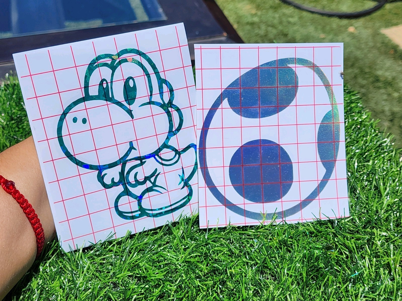 Yoshi Egg Combo Vinyl Decal Sticker, 5 inches Car/Truck Nintendo Super Mario