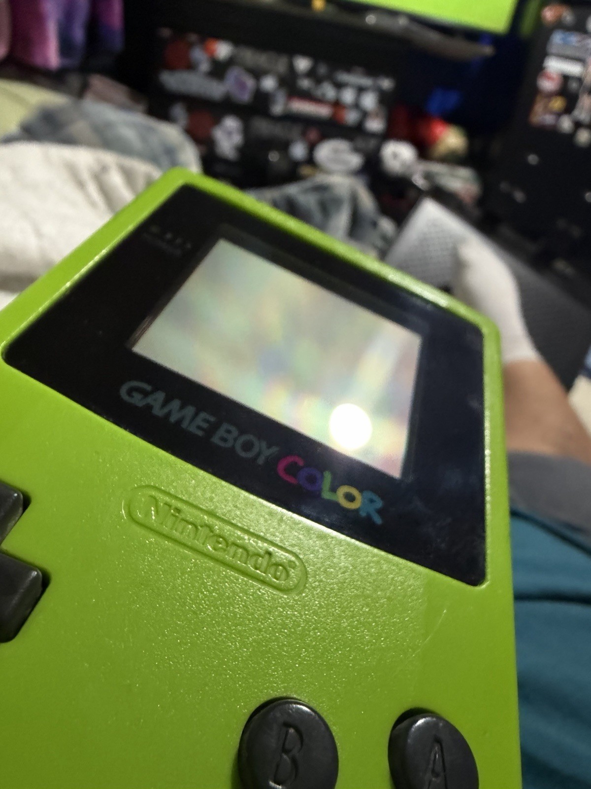 Nintendo Game Boy Color Kiwi Lime Green Handheld Console System