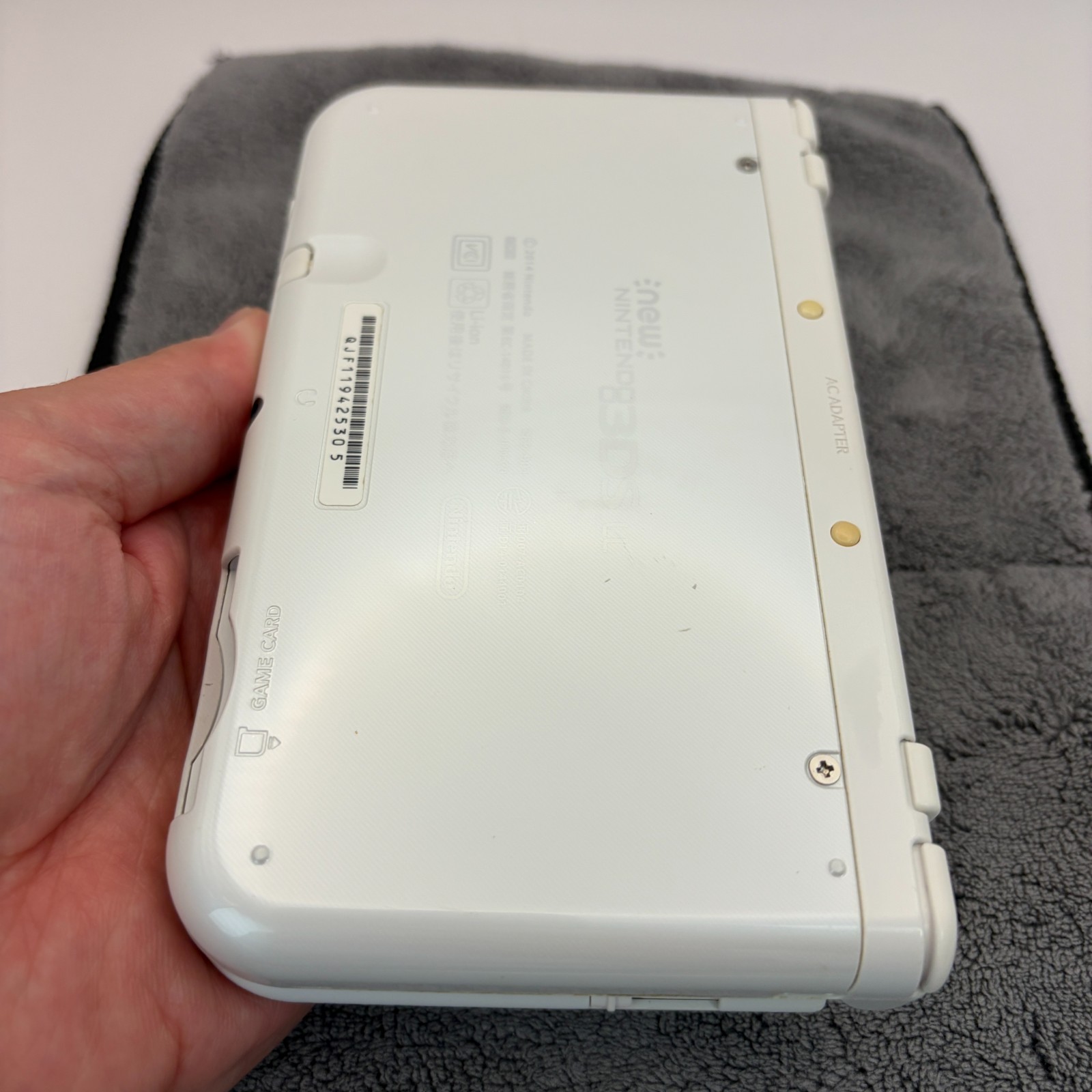 【Excellent5 box】IPS Nintendo NEW 3DS LL XL Pearl White Handheld Game Console