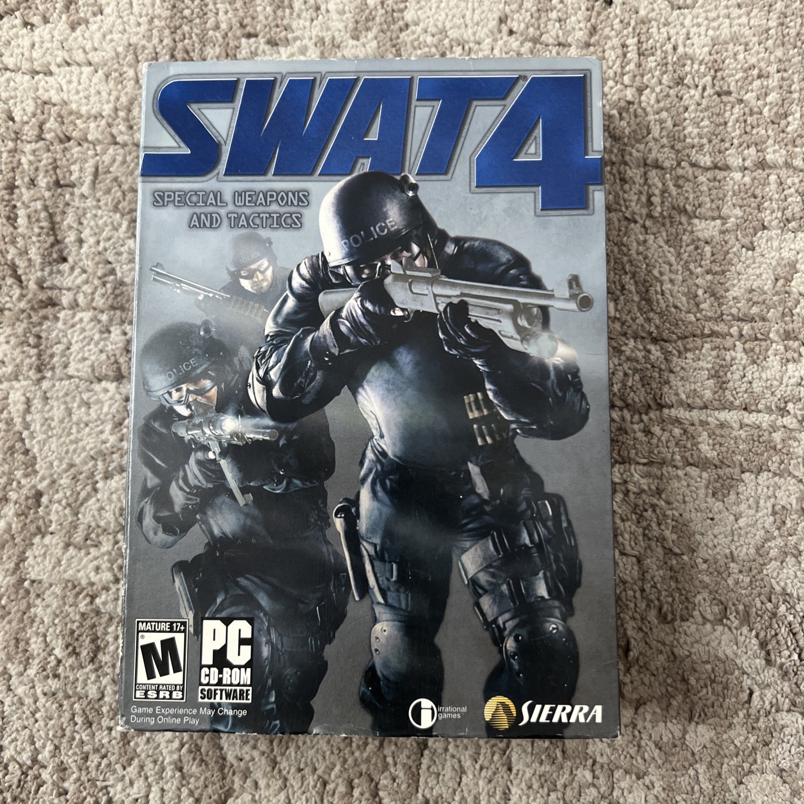 Sierra SWAT 4 PC Game Special Weapons and Tactics Tactical Shooter Police M