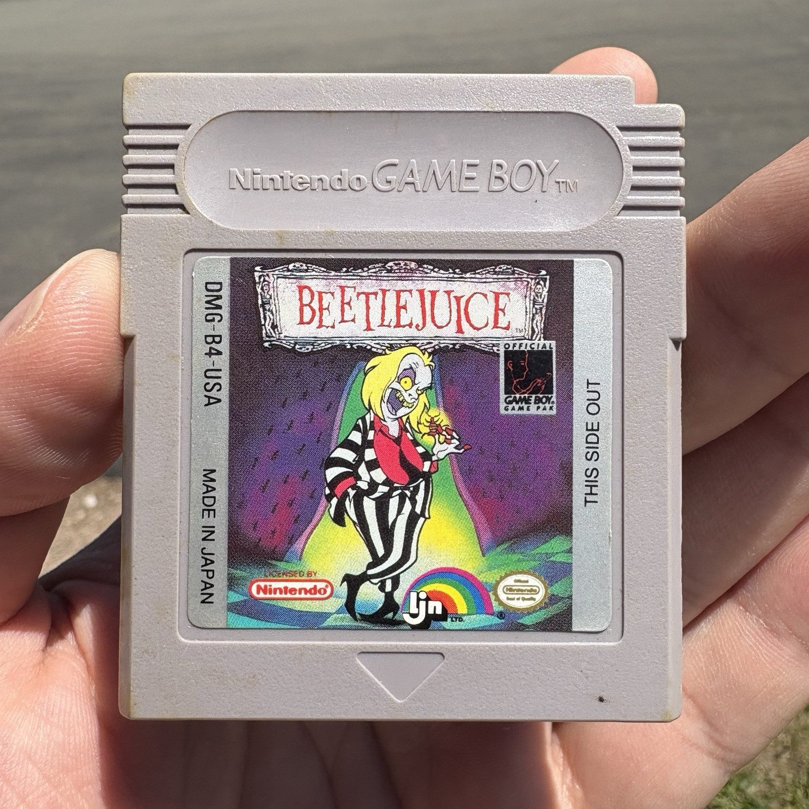 Beetlejuice Nintendo Game Boy Color 1991 Tested Working
