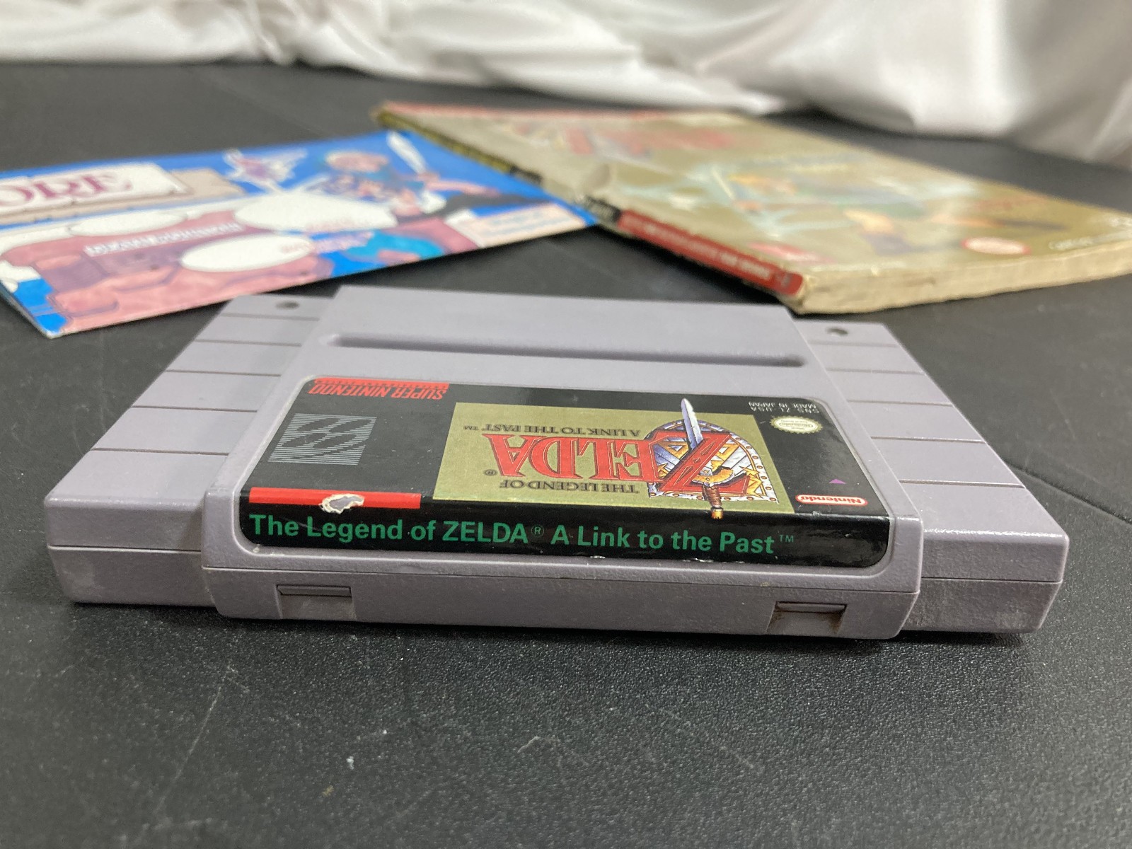 Zelda A Link to the Past Snes Cartridge, Manual, Map, Strategy Guide. Tested
