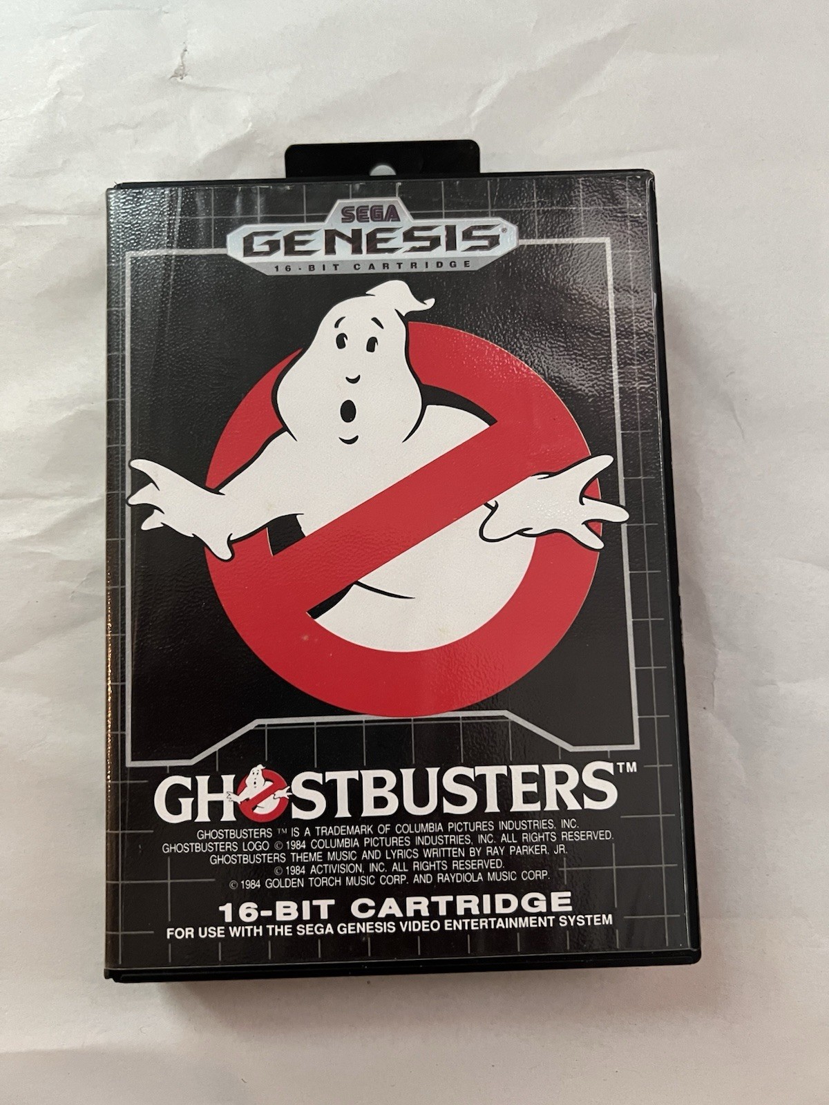 GHOSTBUSTERS – Sega Genesis Game, Complete in Box CIB Tested