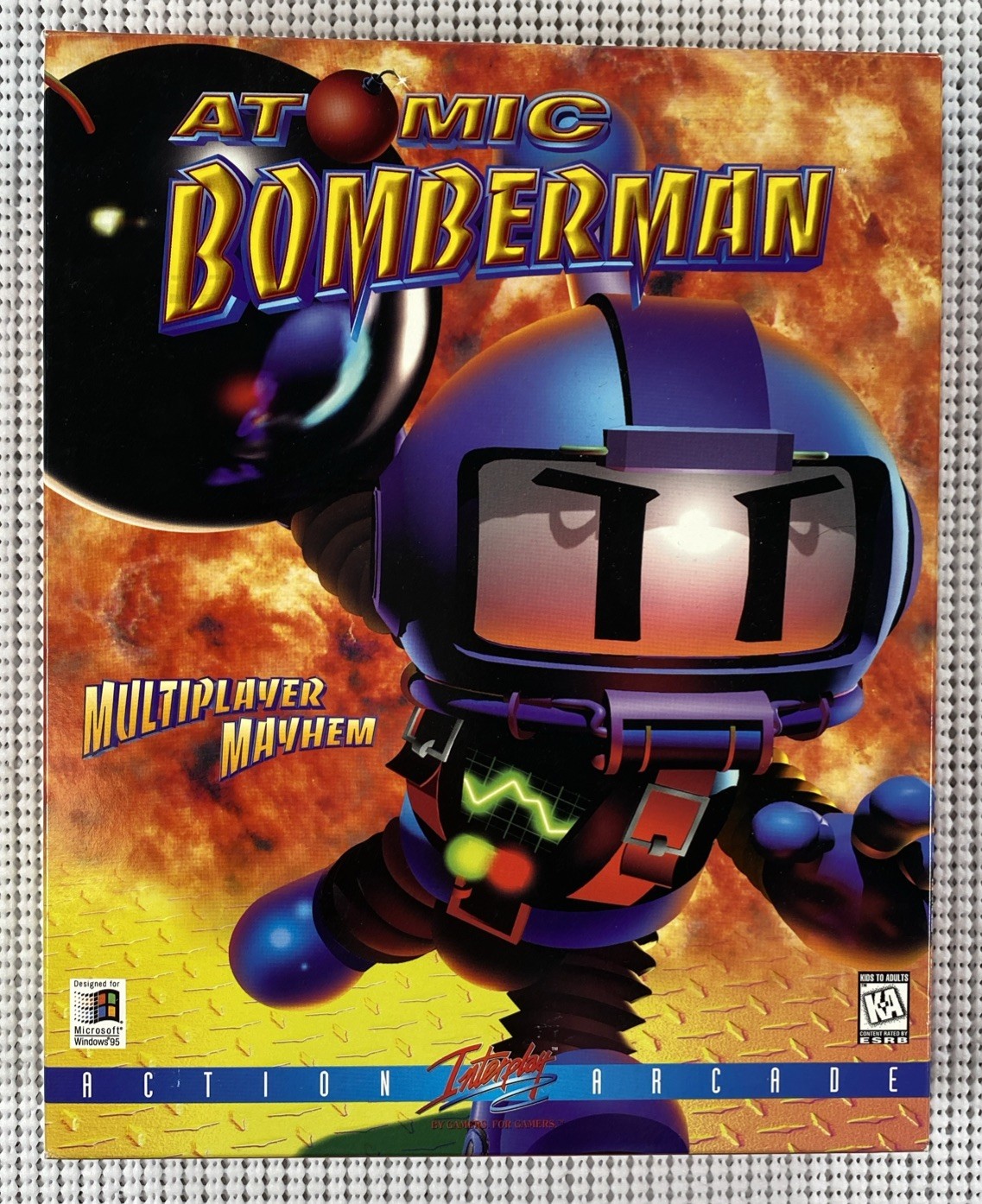 Atomic Bomberman PC Game Big Box 1997 INTERPLAY