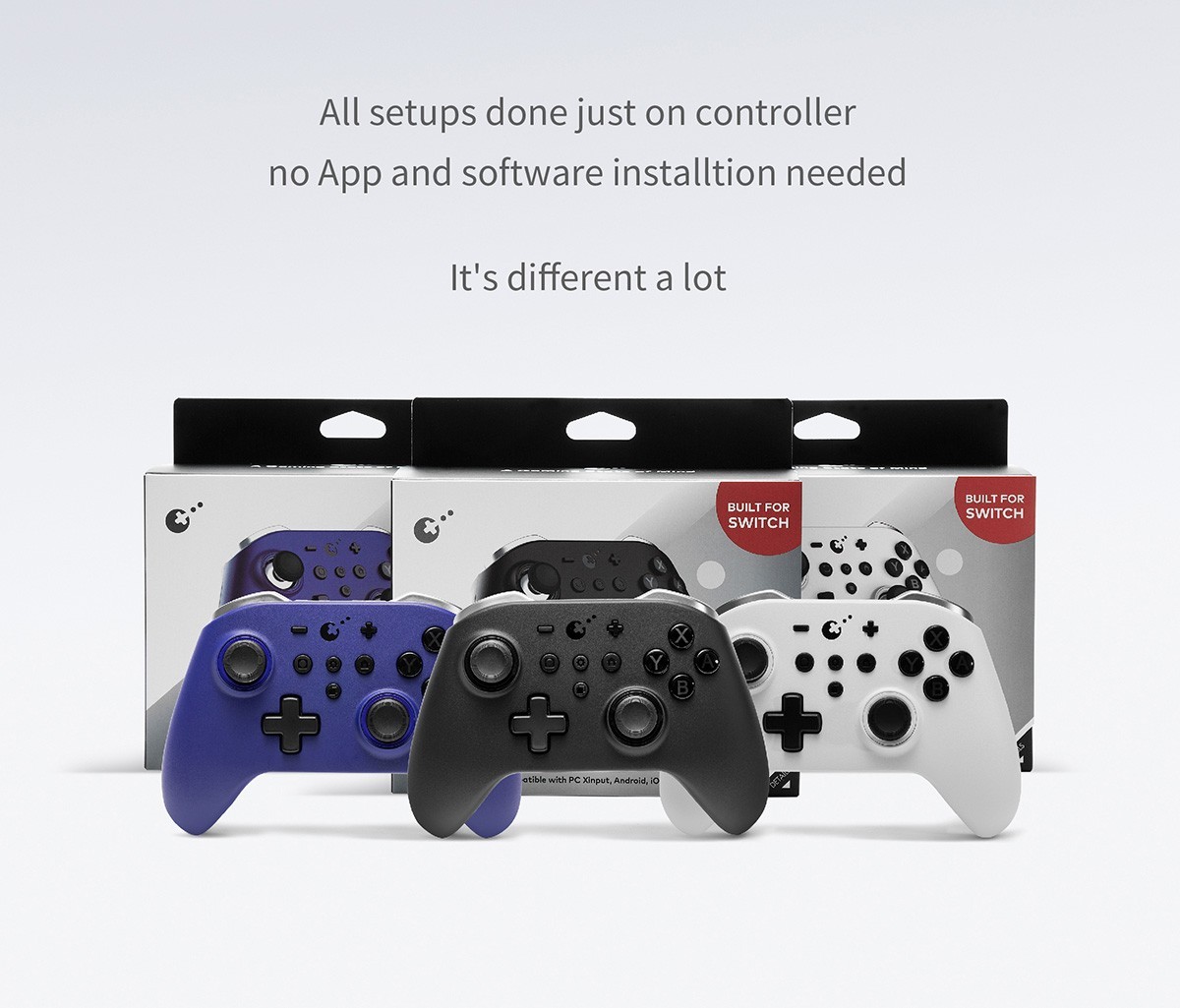 NEW Gulikit Zen Pro Wireless Controller – for Nintendo Switch – White – NS09