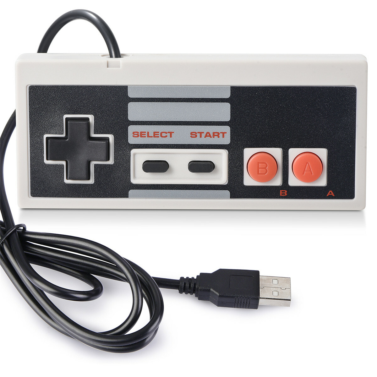 2Pack Classic Wired USB Controllers Gamepad for NES Gaming Windows PC Mac Linux