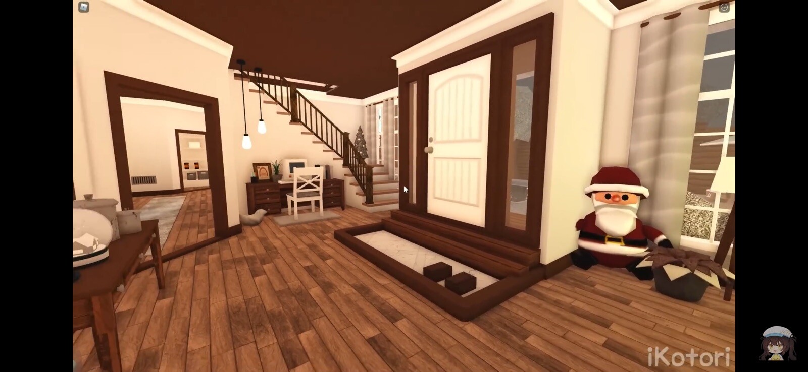 BLOXBURG MODERN CHRISTMAS HOUSE!FAST DETAILED BUILDER FOR AFFORDABLE PRICE
