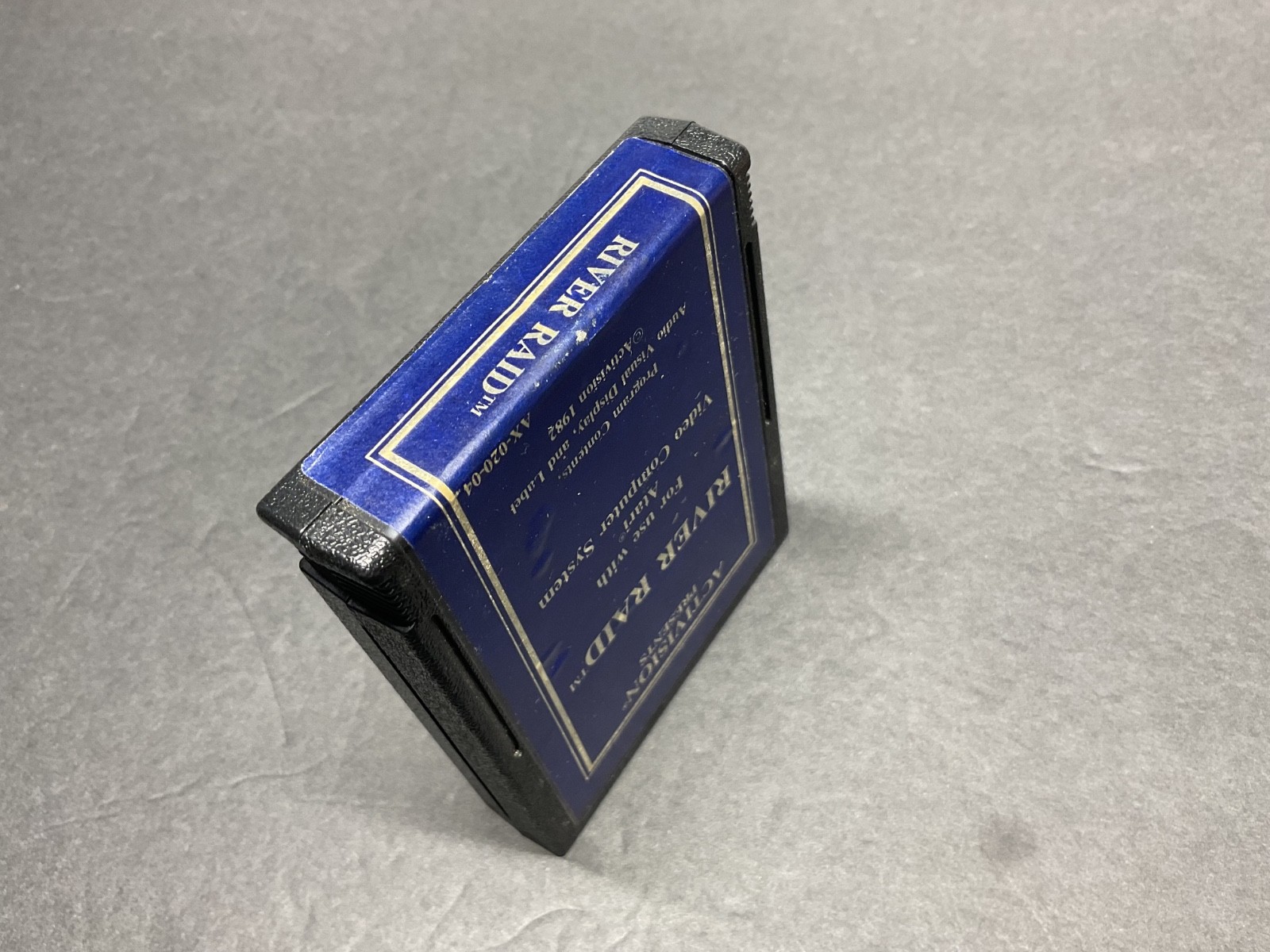Atari 2600 River Raid Blue Label Game and Manual Tested