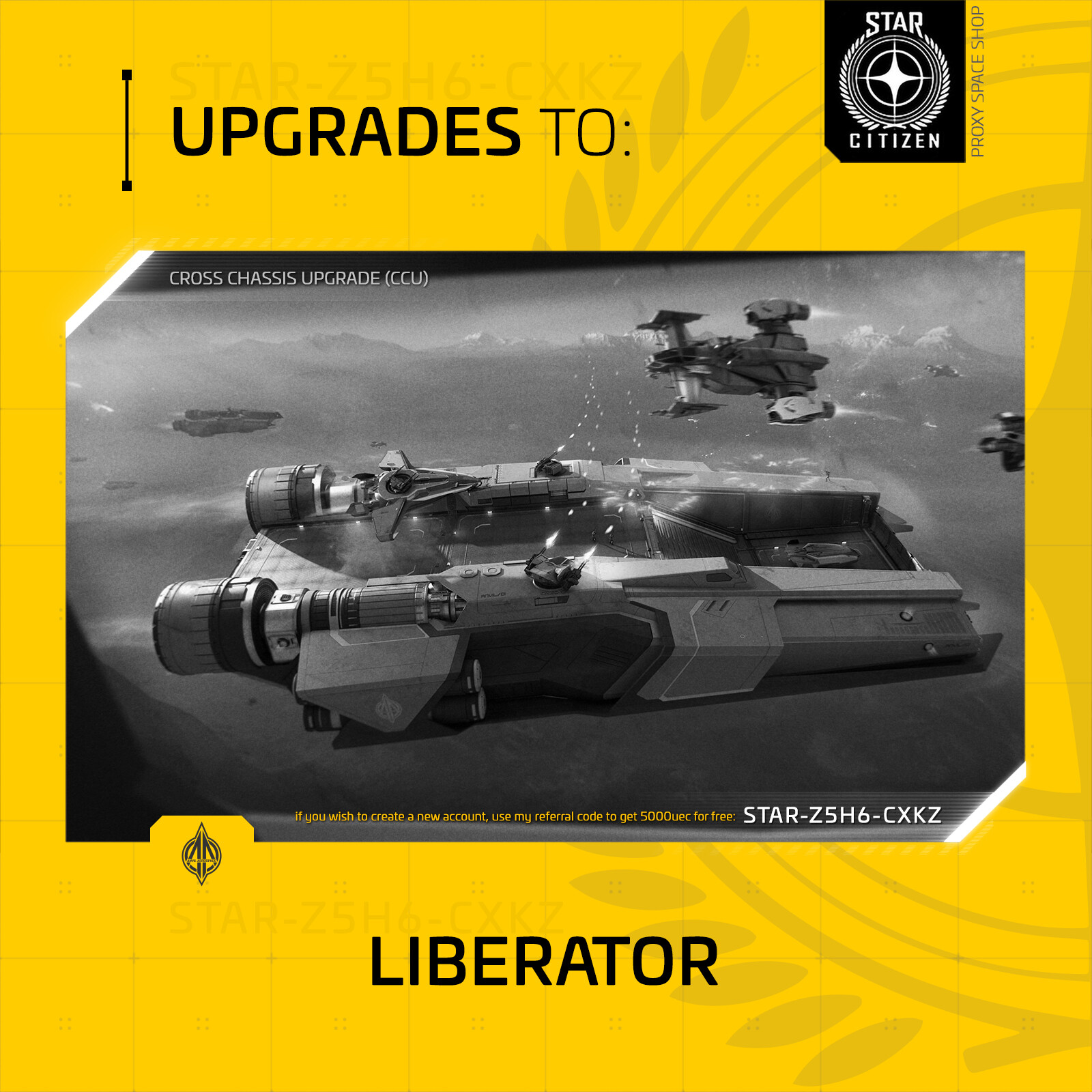 Star Citizen – ANVIL LIBERATOR – UPGRADE – (CCU)