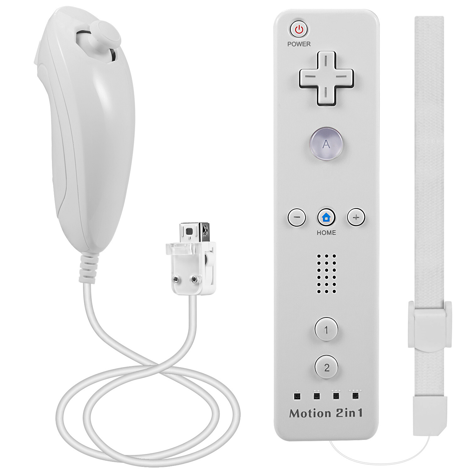 Motion Plus Wii Remote Controllers & Nunchuck for Nintendo Wii U Wii Console