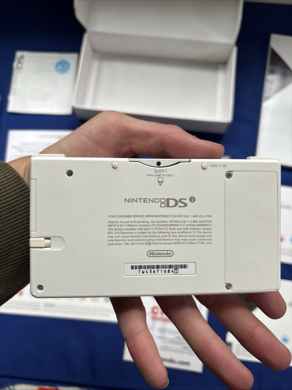 Nintendo DSi Console White TWL-001 Japan Tested Working w/ Charger