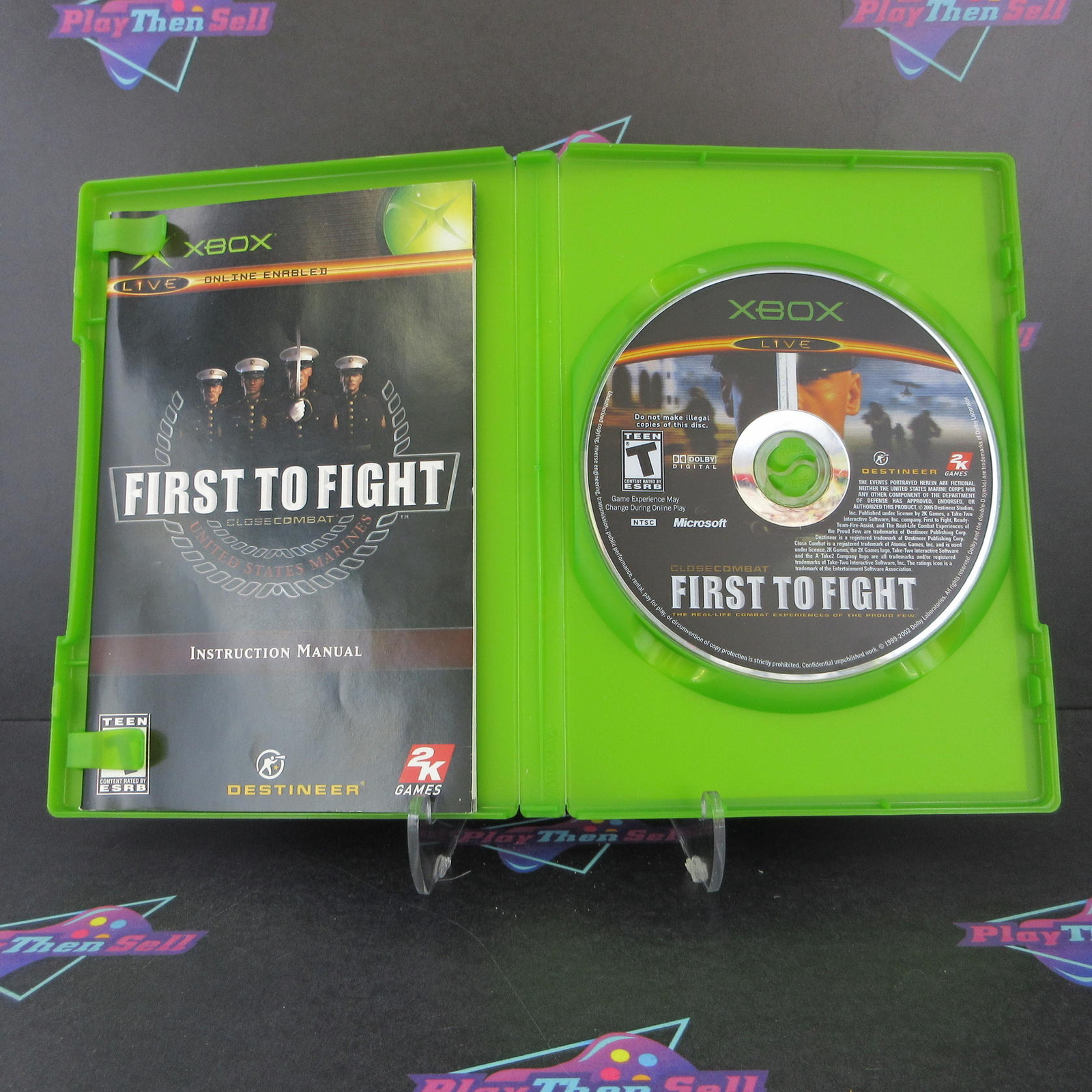 Close Combat First to Fight Xbox + Reg Card Complete – 1 Year Warranty VG