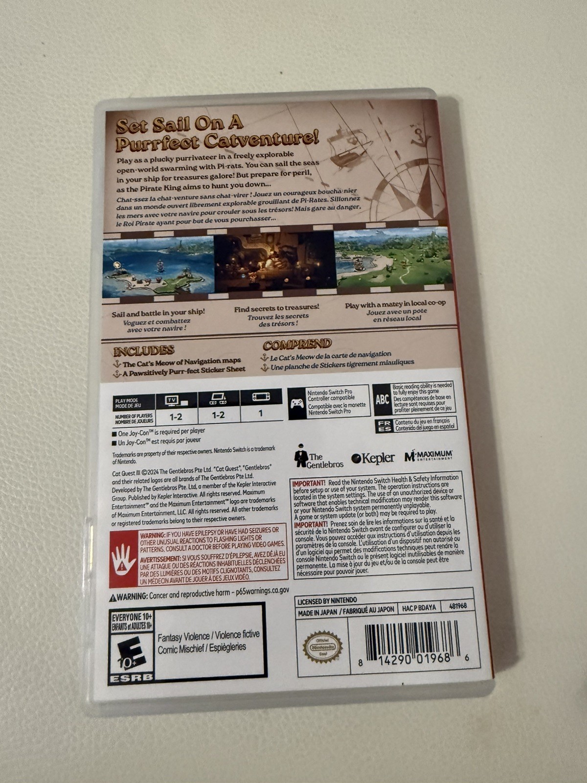 Cat Quest III 3 Nintendo Switch Complete