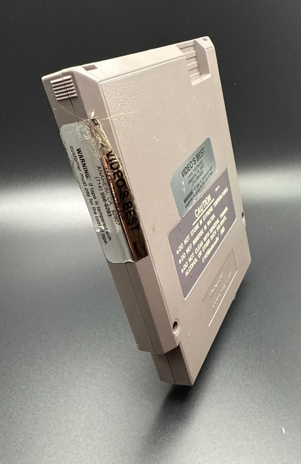 NES Back to the Future Game in Original Box MISSING MANUAL (1989) Nintendo