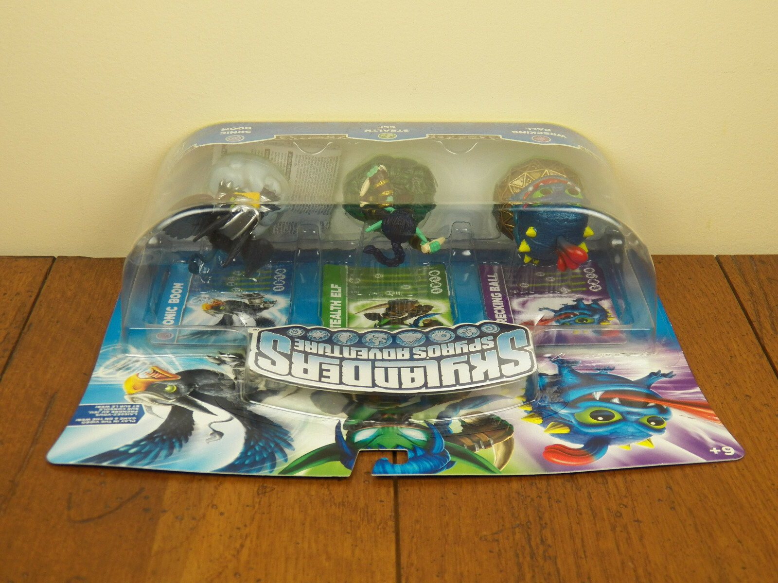 Skylanders 3-Pack Wrecking Ball, Stealth Elf, Sonic Boom Figures -Spyros-**NEW**