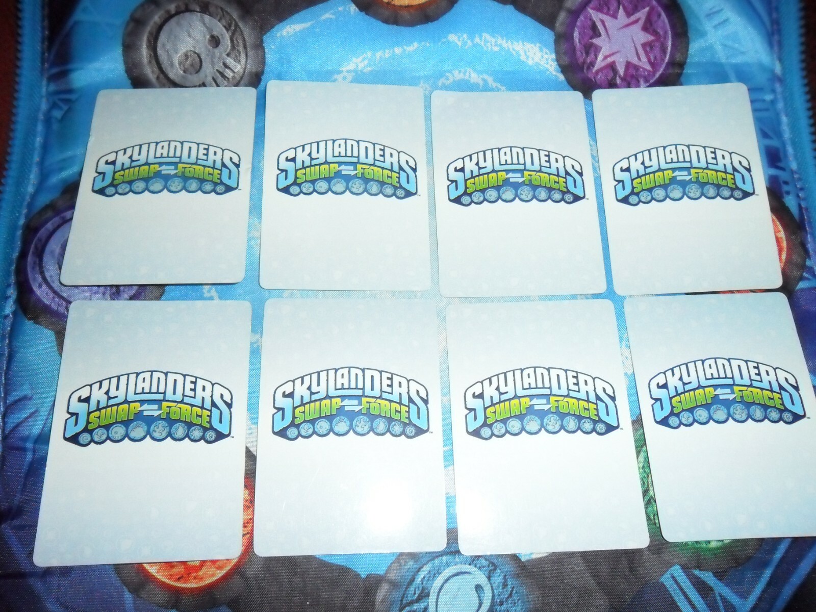 Skylanders Swap Force 8 Figure Lot W/ Cards, Countdown, Scorp, Bumble …