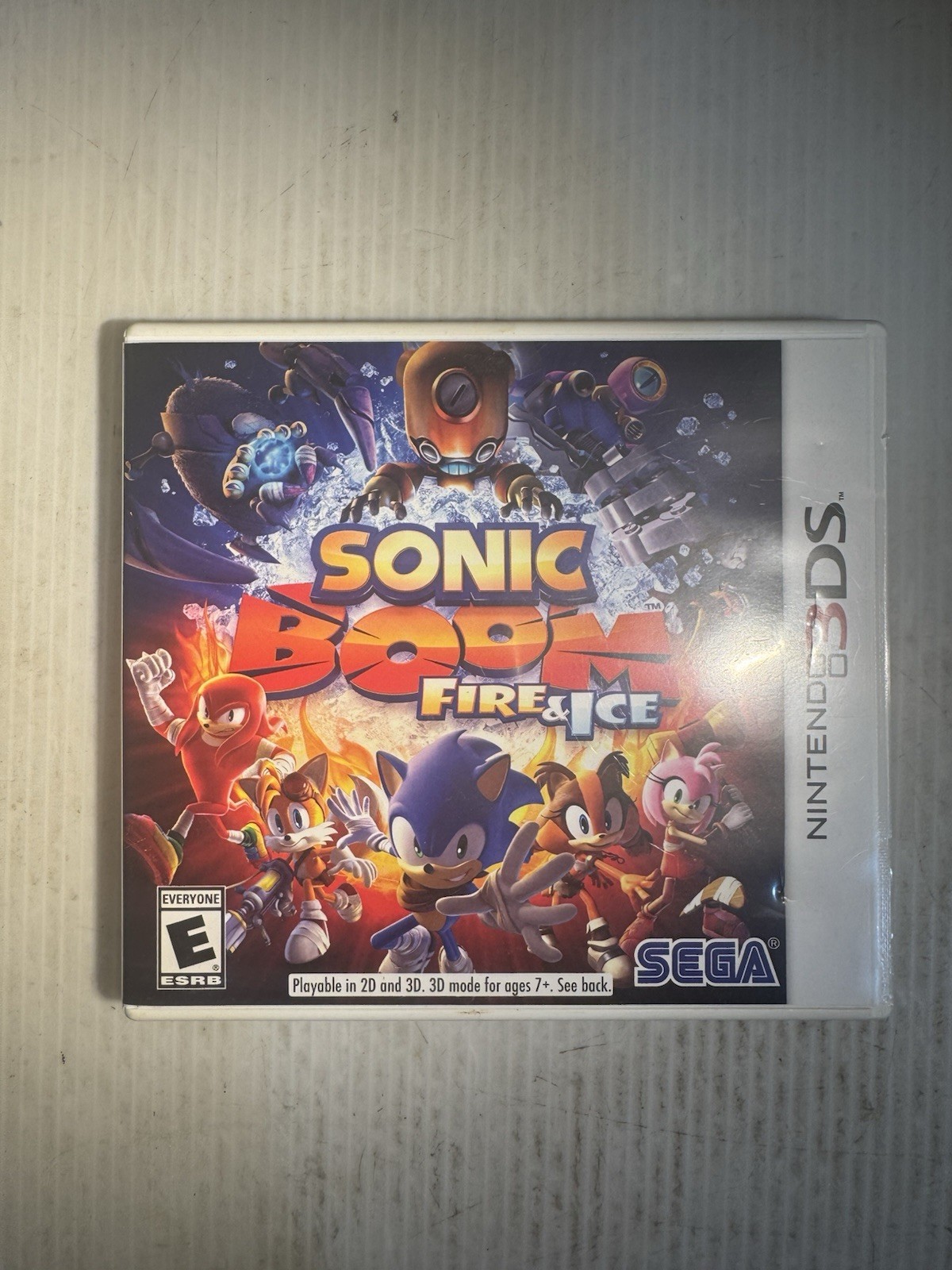 Sonic Boom: Fire & Ice Nintendo 3DS Complete CIB Tested