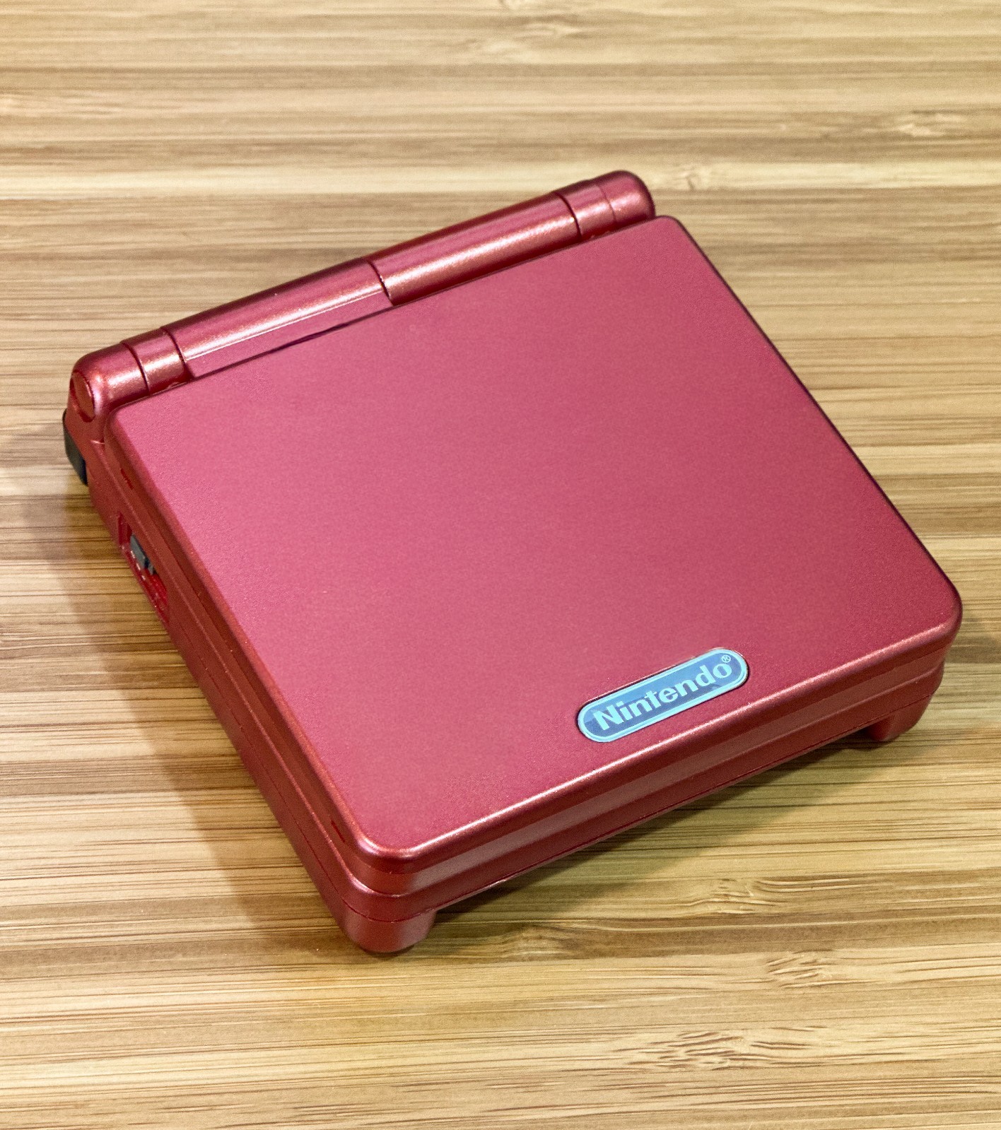 Nintendo Game Boy Advance GBA SP Flame Red System AGS 001 NEW