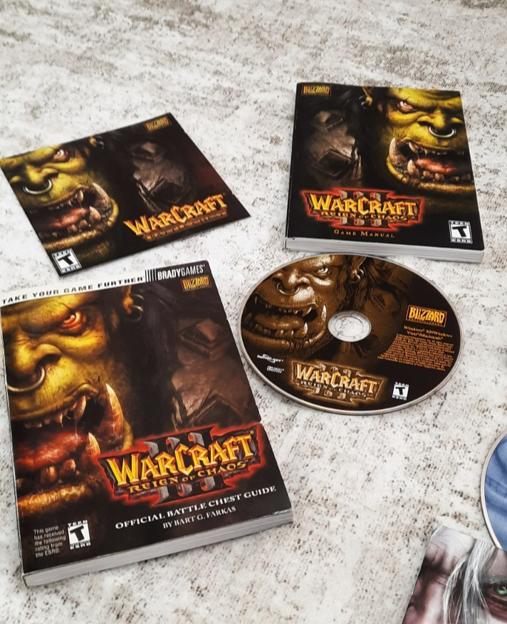 Warcraft III Battle Chest PC/Mac Reign of Chaos Frozen Throne Blizzard